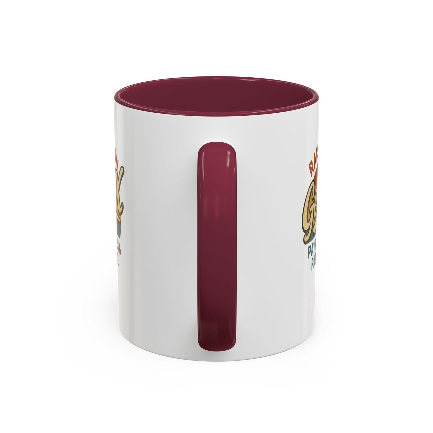 colorful 'raised on gen x' mug - perfect gift for nostalgic coffee lovers