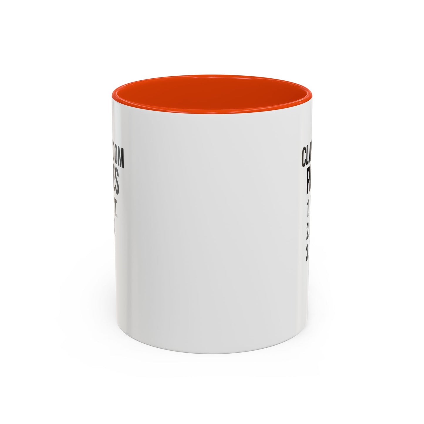 colorful classroom rules mug - perfect for teachers and students. teachers with attitude.