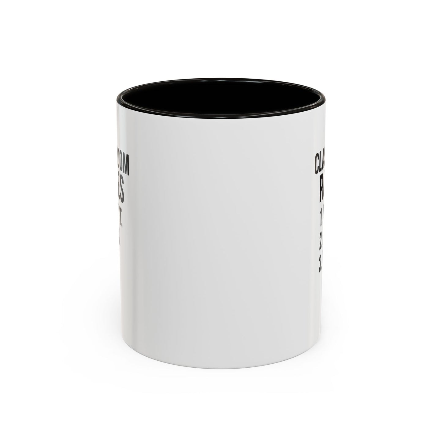 colorful classroom rules mug - perfect for teachers and students. teachers with attitude.