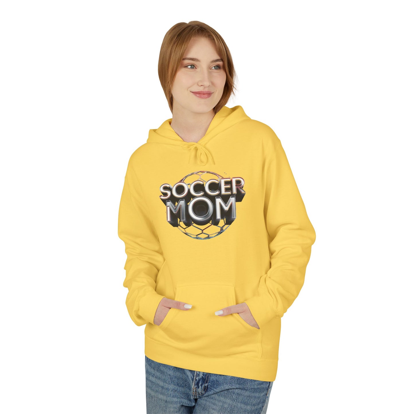 trendy unisex softstyle hoodie - perfect for soccer moms