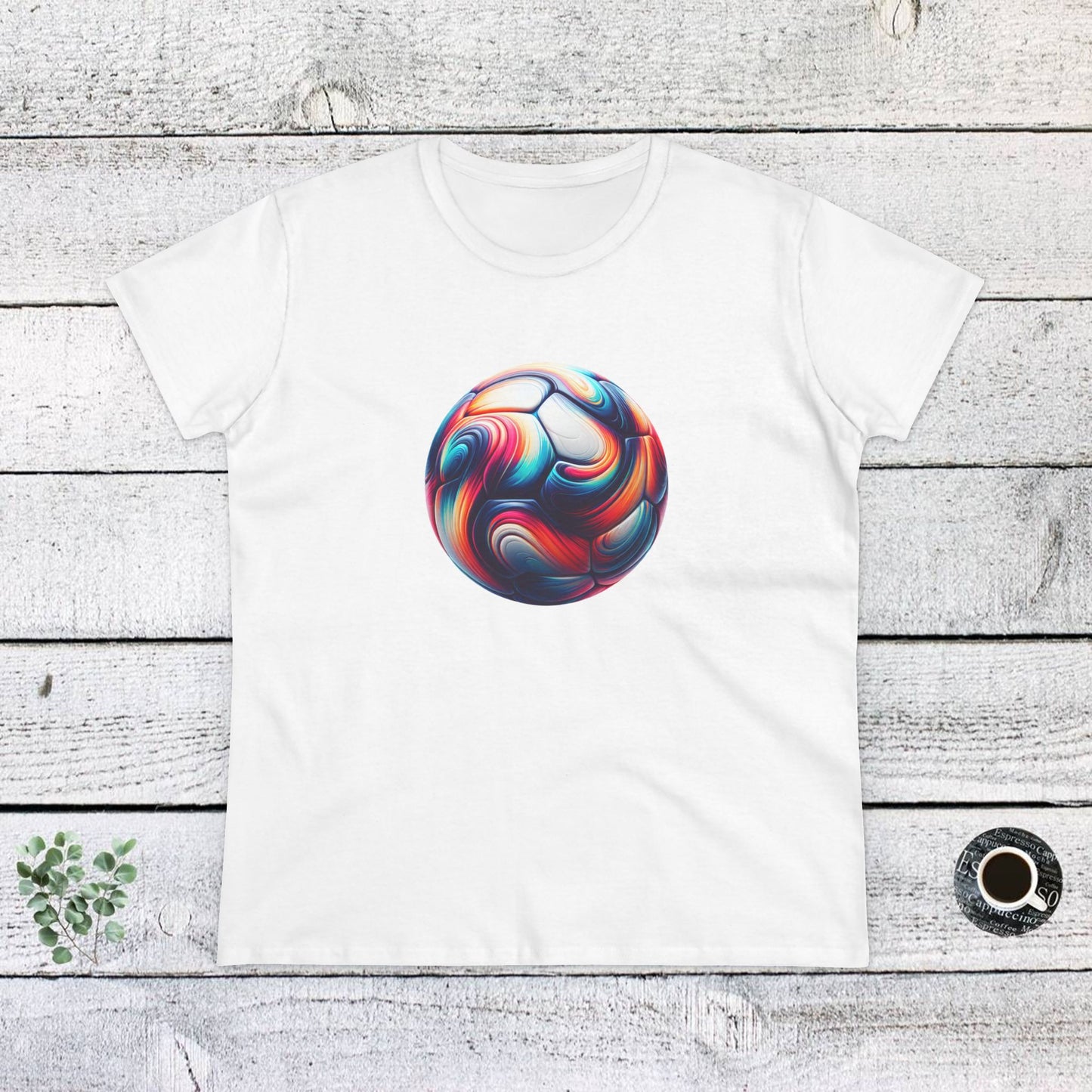 stylish women's cotton tee for sports enthusiasts