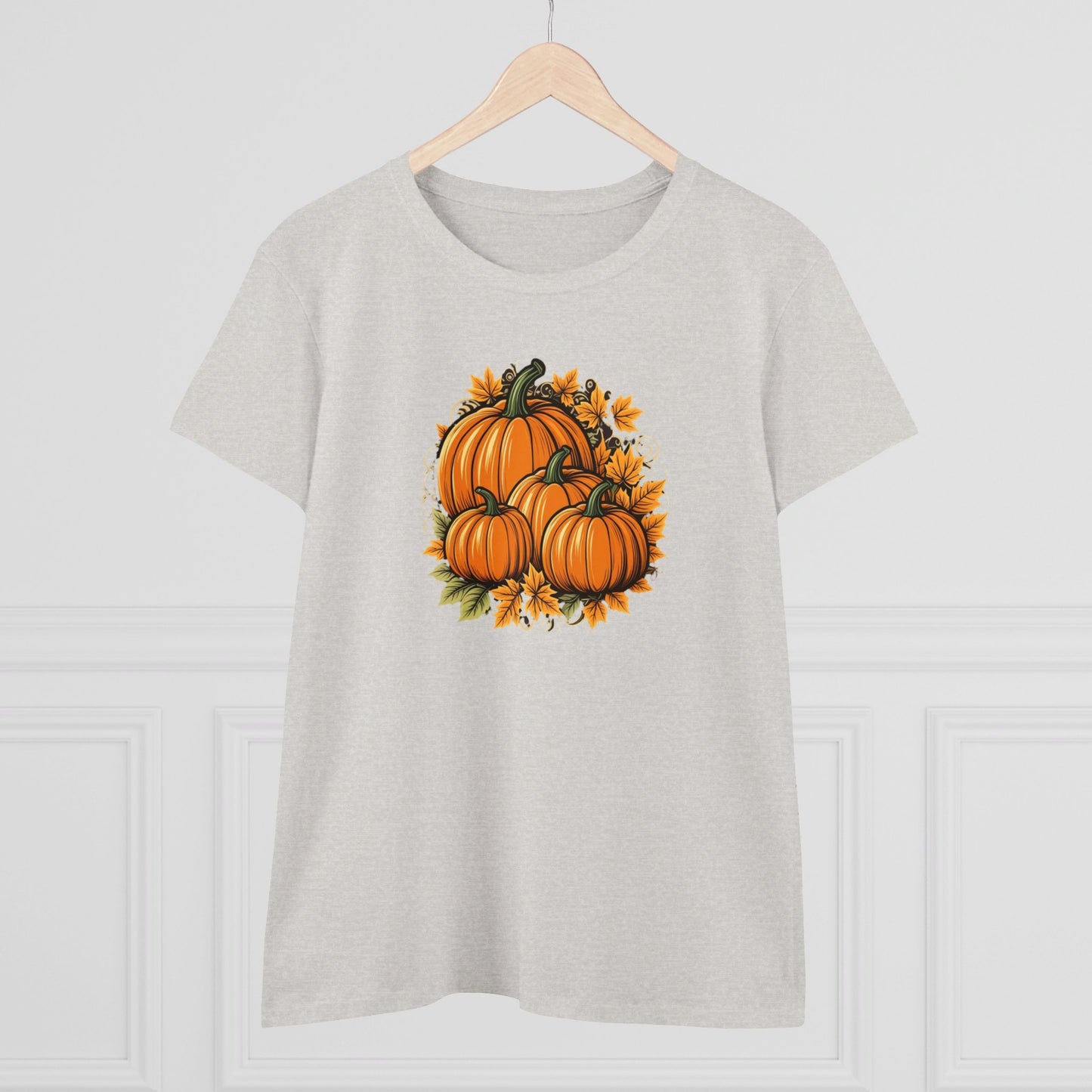 womens t-shirt - pumpkins