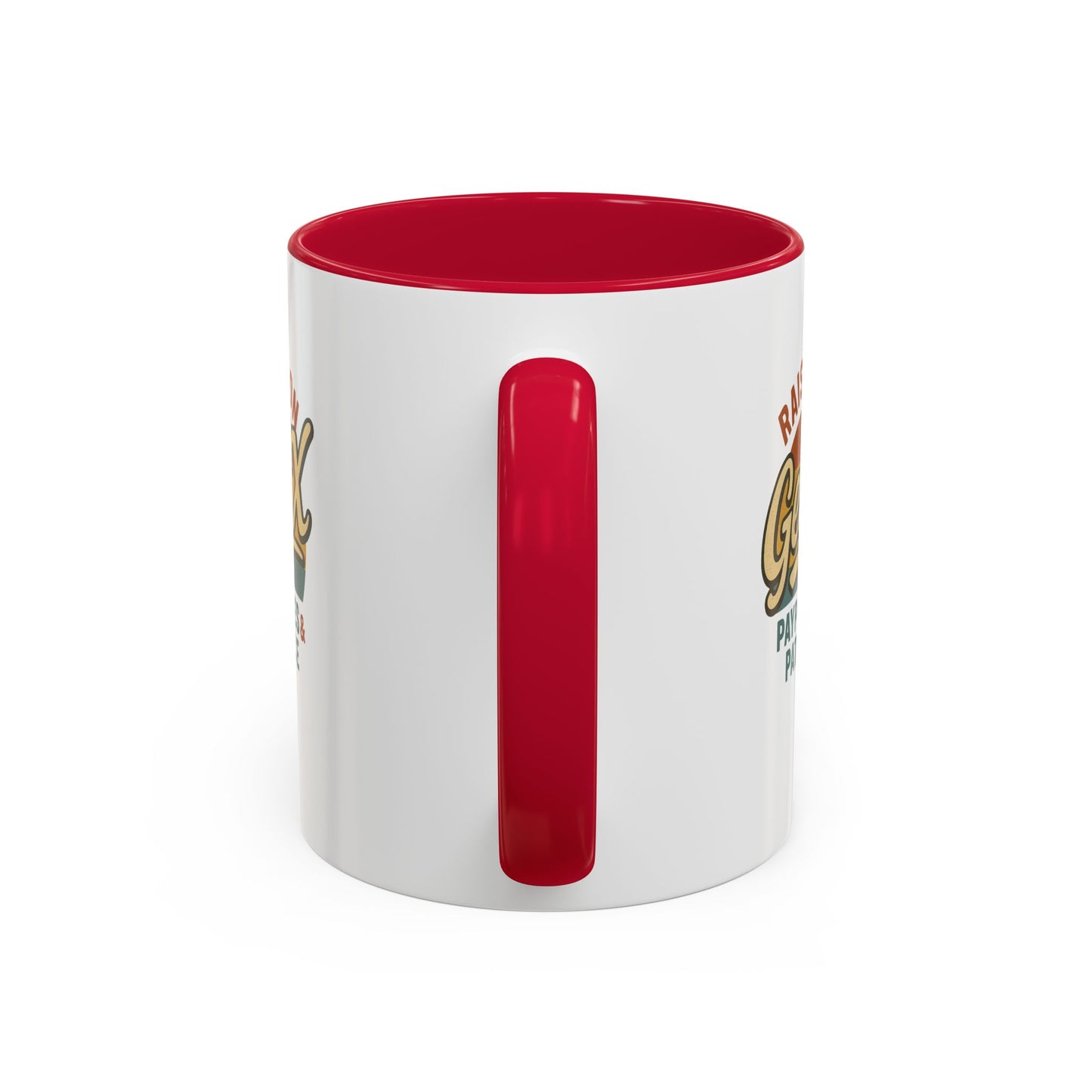 colorful 'raised on gen x' mug - perfect gift for nostalgic coffee lovers