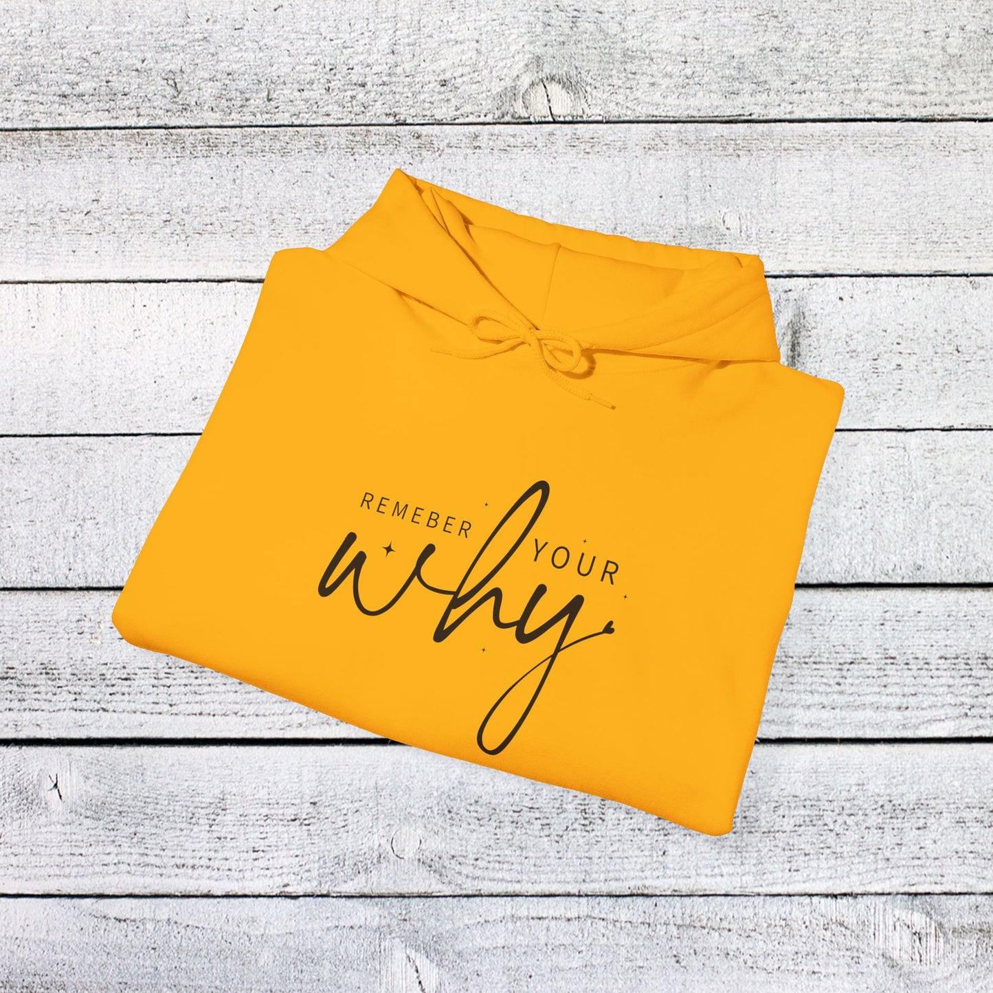 unisex heavy blend™ hooded sweatshirt - remember your why - purpose driven motivation