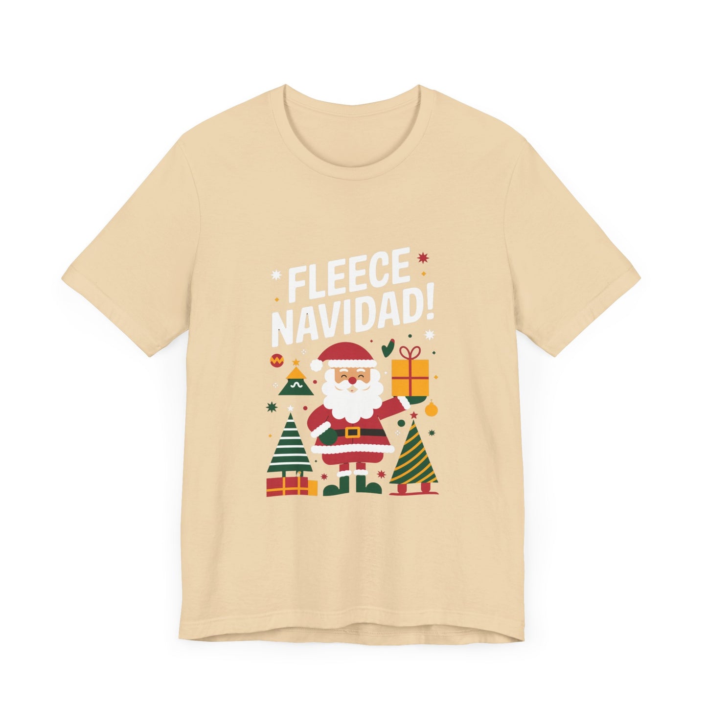men & women christmas t-shirt. fleece navidad! unisex christmas t-shirt.