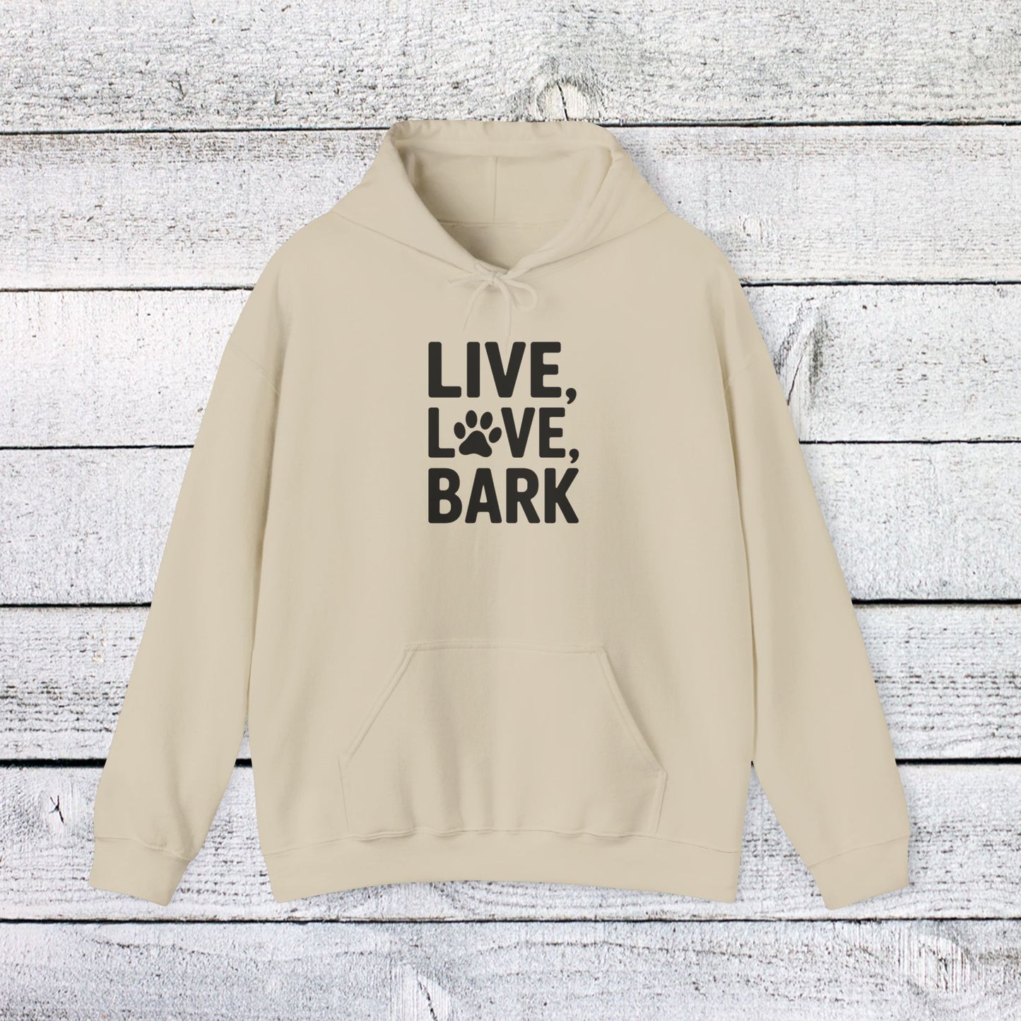 copy of unisex heavy blend™ hooded sweatshirt - live love bark | funny dog lover gift | cute pet quote design