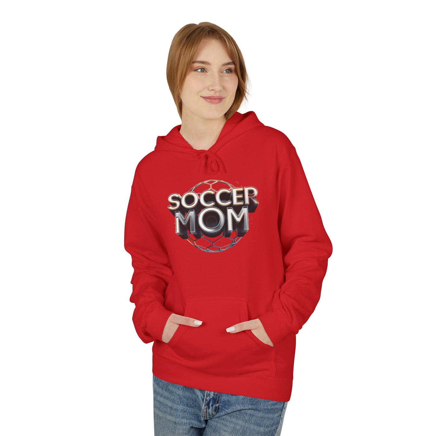 trendy unisex softstyle hoodie - perfect for soccer moms
