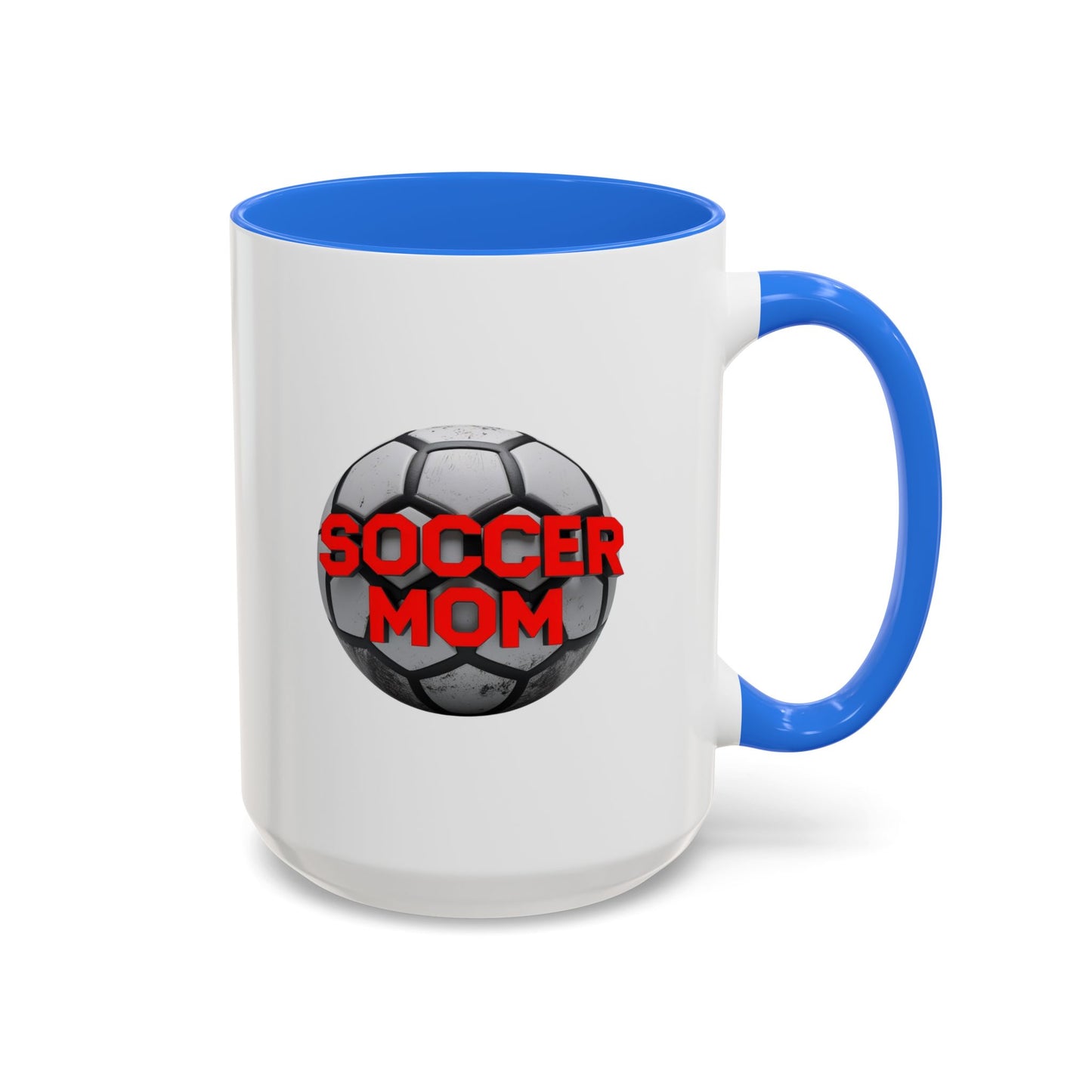 colorful soccer mom mug - perfect gift for sports enthusiasts