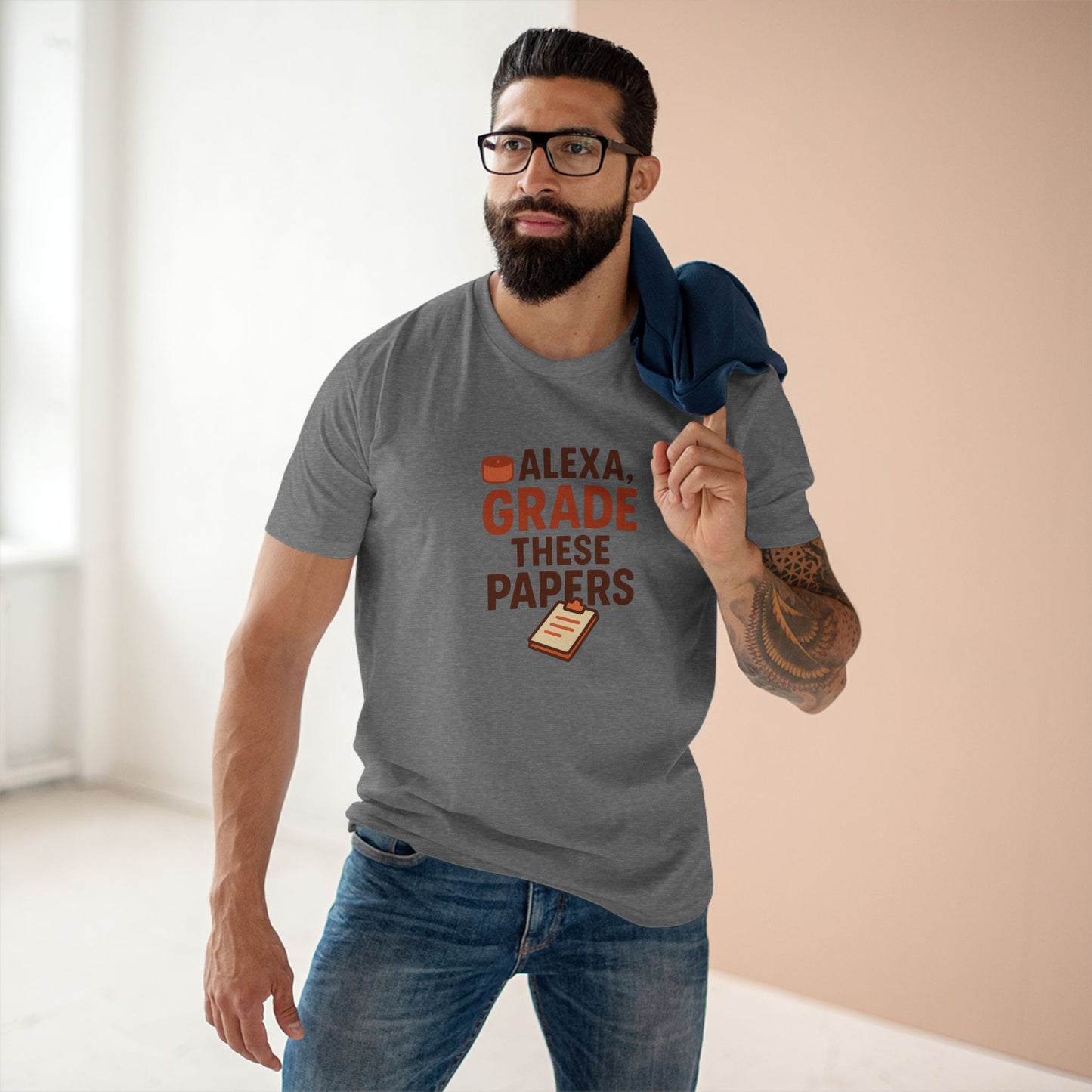 men's stable tee - trendy and comfortable style for every occasion. teachers with attitude.