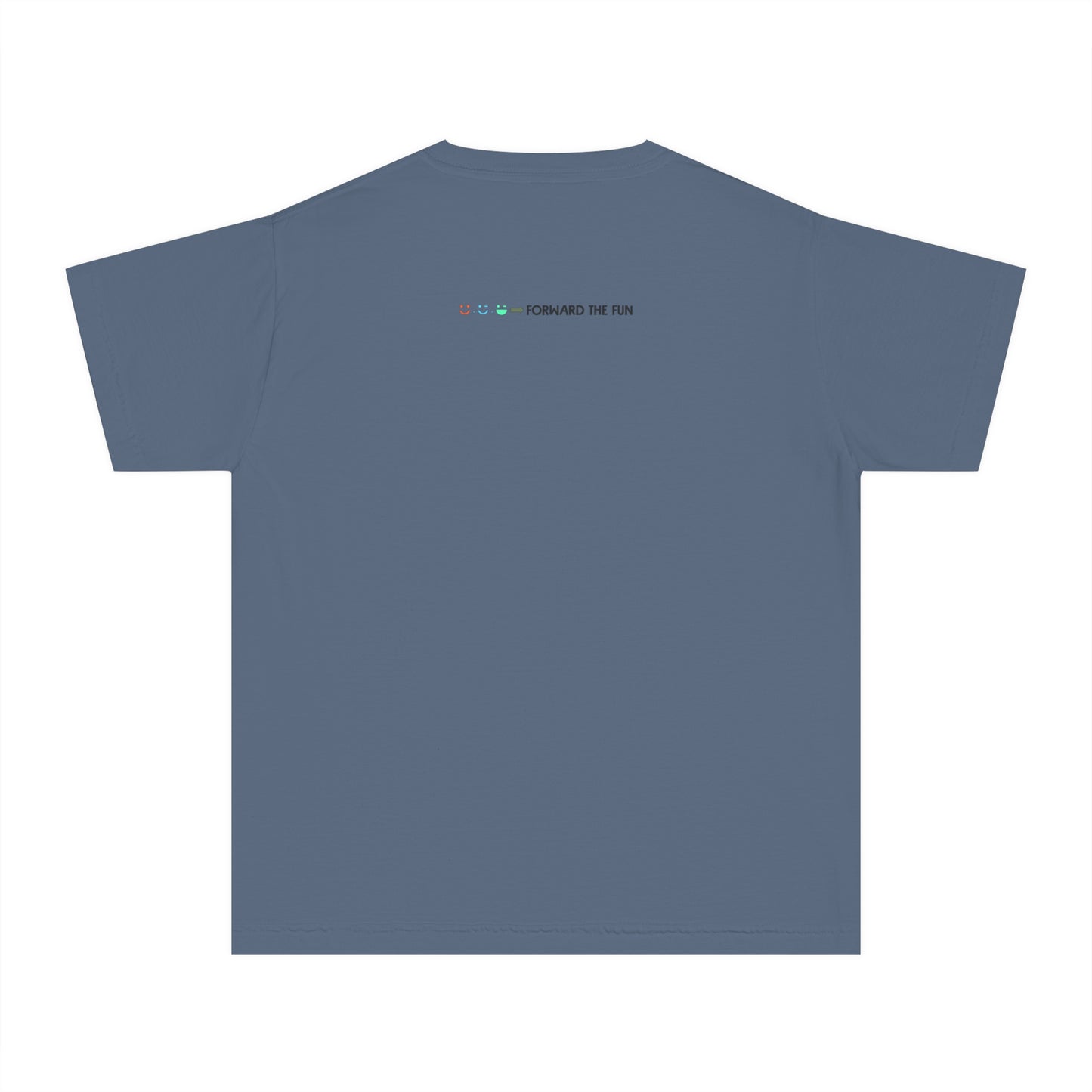 youth t-shirt, youth halloween t-shirt, no treats, just tricks!