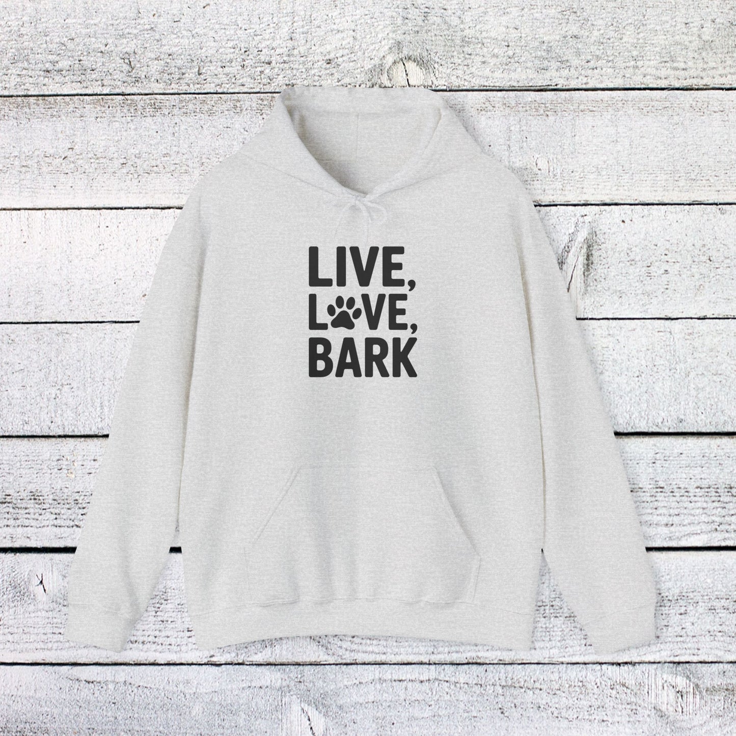 copy of unisex heavy blend™ hooded sweatshirt - live love bark | funny dog lover gift | cute pet quote design