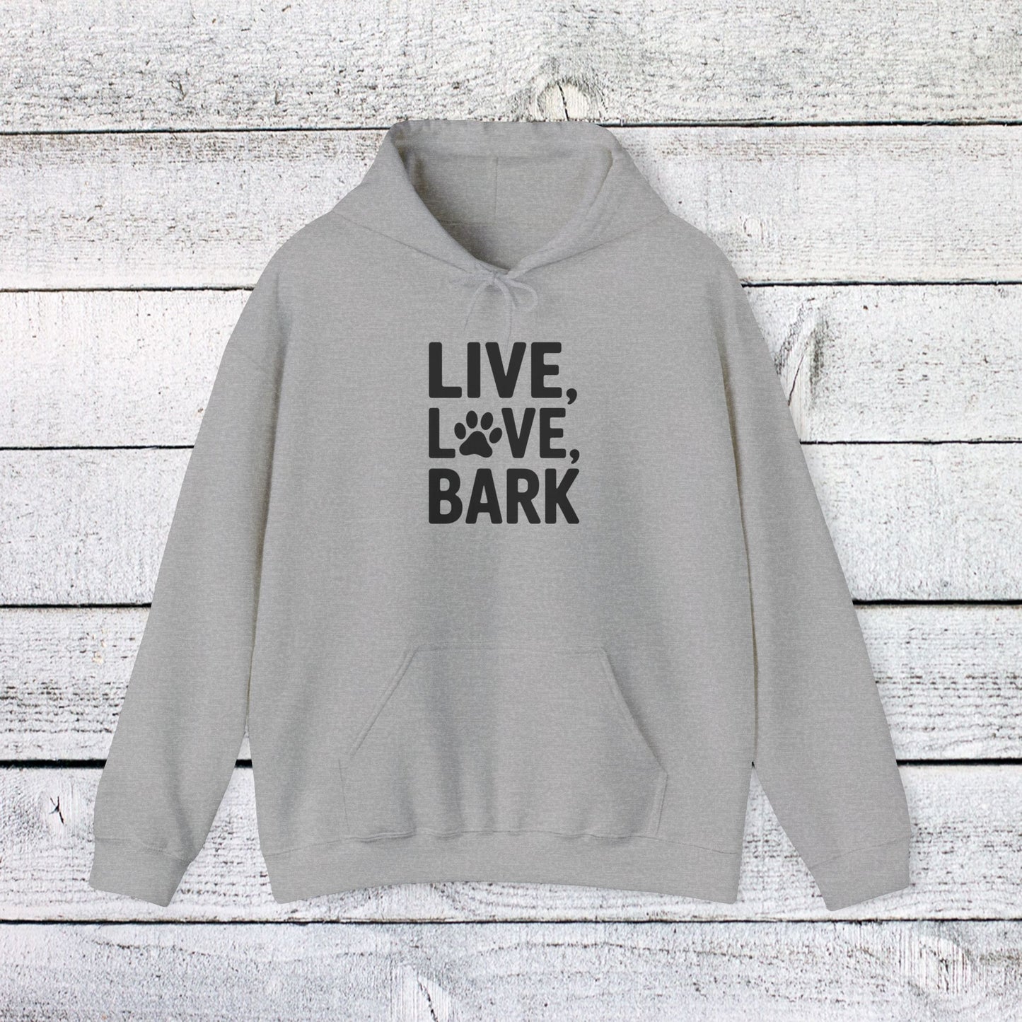 copy of unisex heavy blend™ hooded sweatshirt - live love bark | funny dog lover gift | cute pet quote design