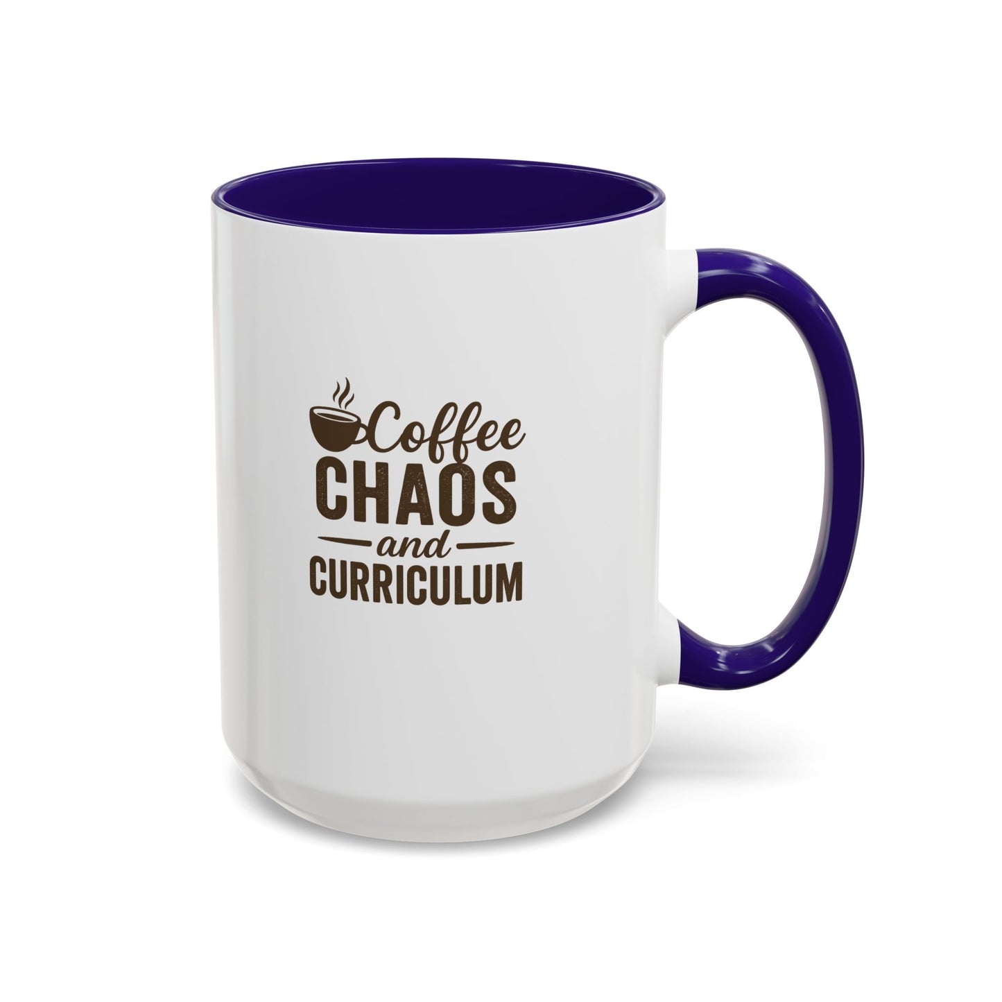 colorful coffee mug - perfect for teachers | teachers with attitude | coffee chaos and curriculum