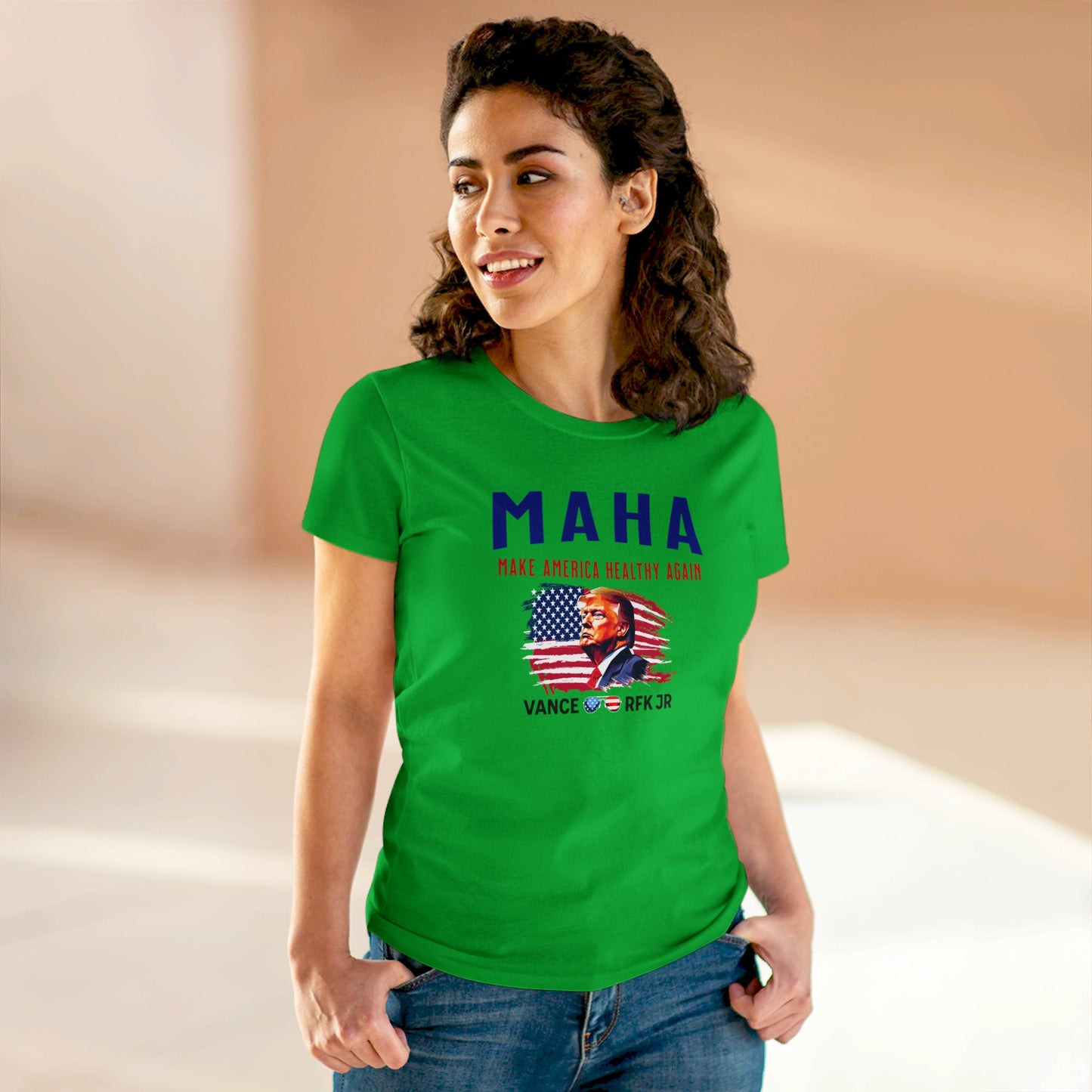 women's t-shirt - make america healthy again (maha)