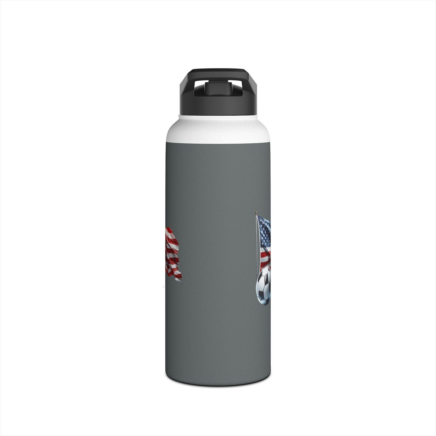 usa soccer inspired stainless steel water bottle - durable & eco-friendly