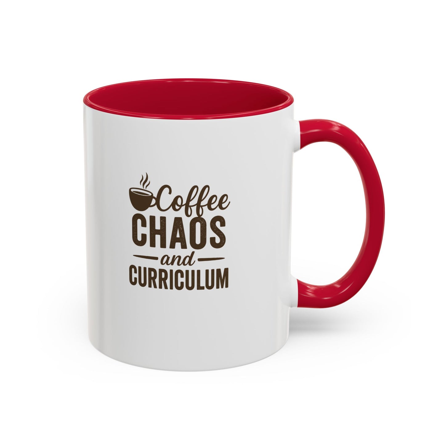 colorful coffee mug - perfect for teachers | teachers with attitude | coffee chaos and curriculum