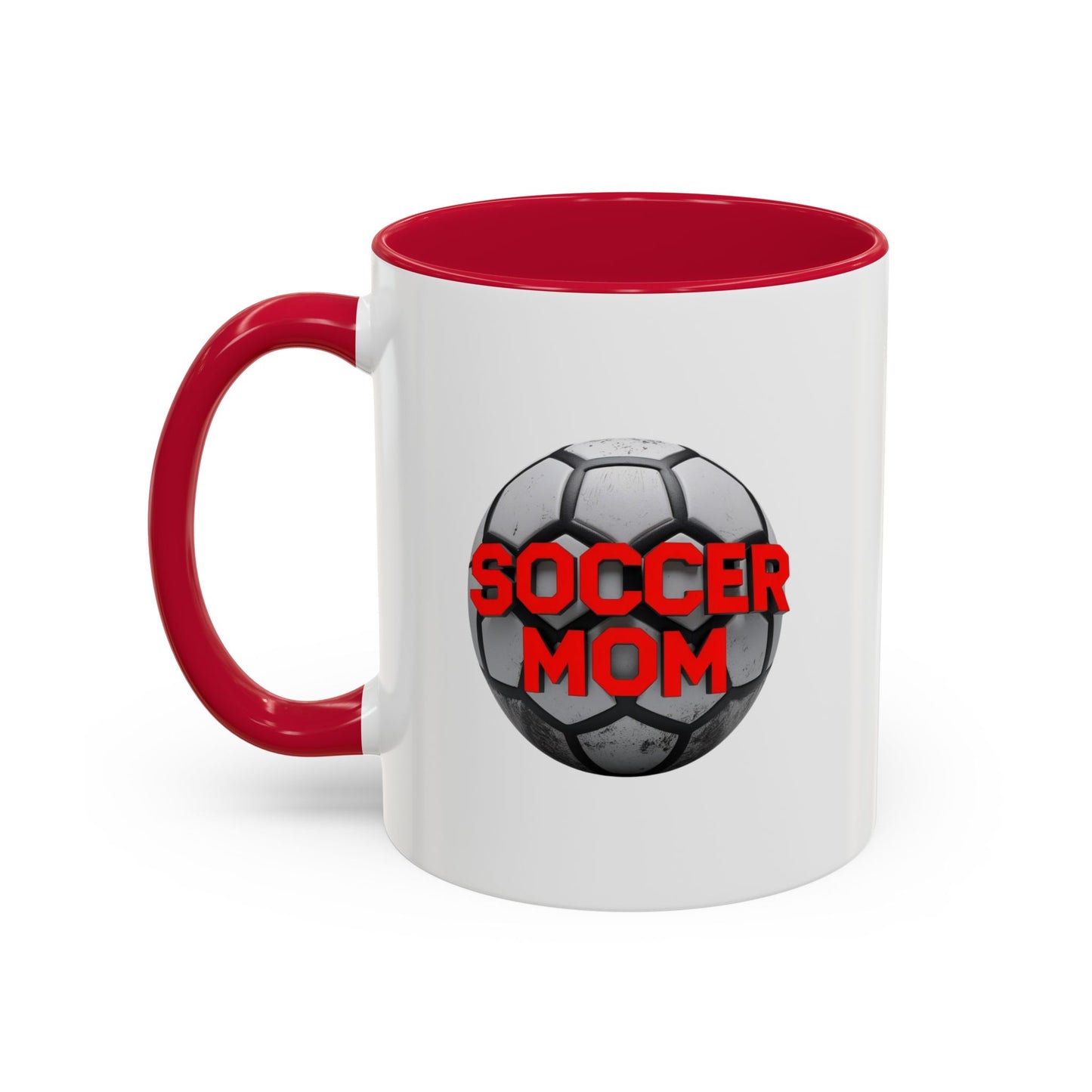 colorful soccer mom mug - perfect gift for sports enthusiasts