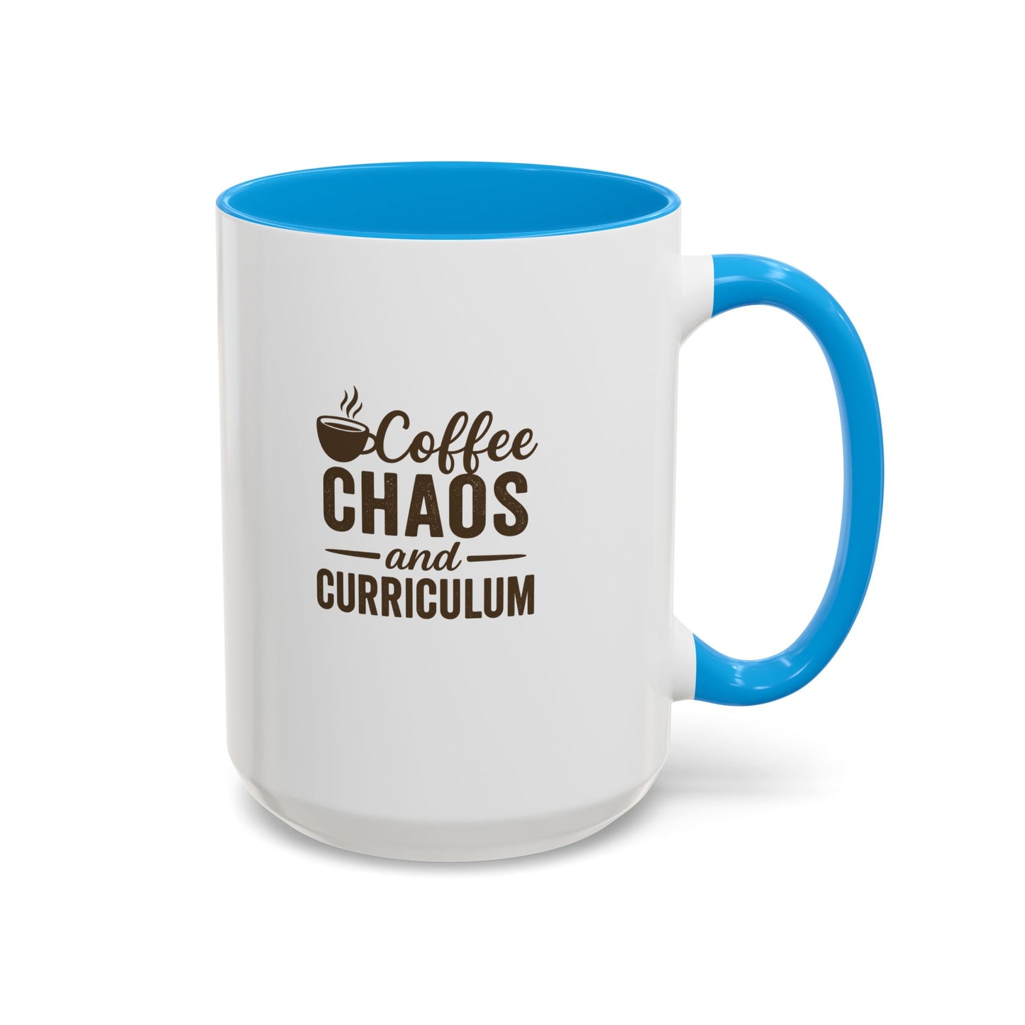 colorful coffee mug - perfect for teachers | teachers with attitude | coffee chaos and curriculum