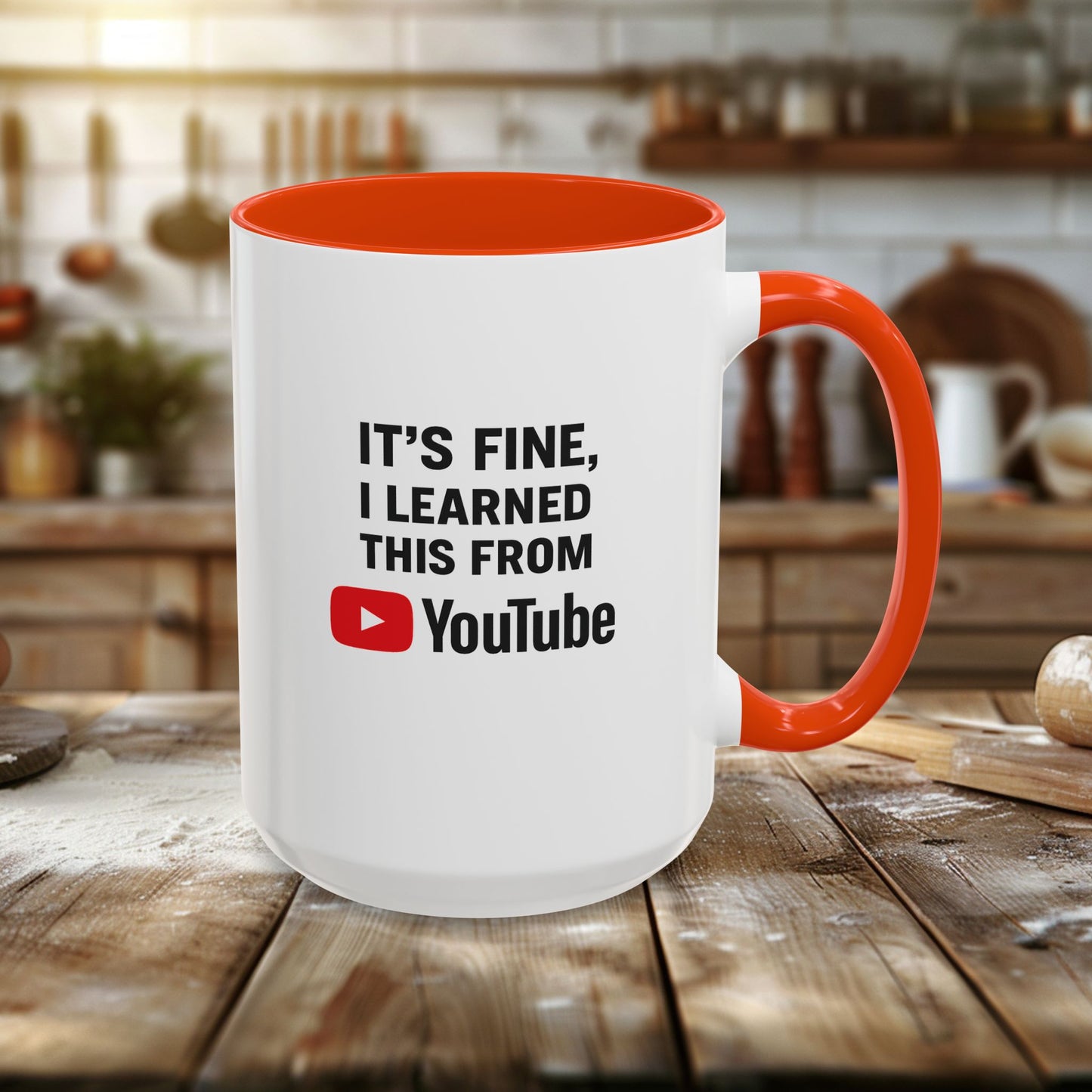 unique colorful mug - perfect for youtube lovers