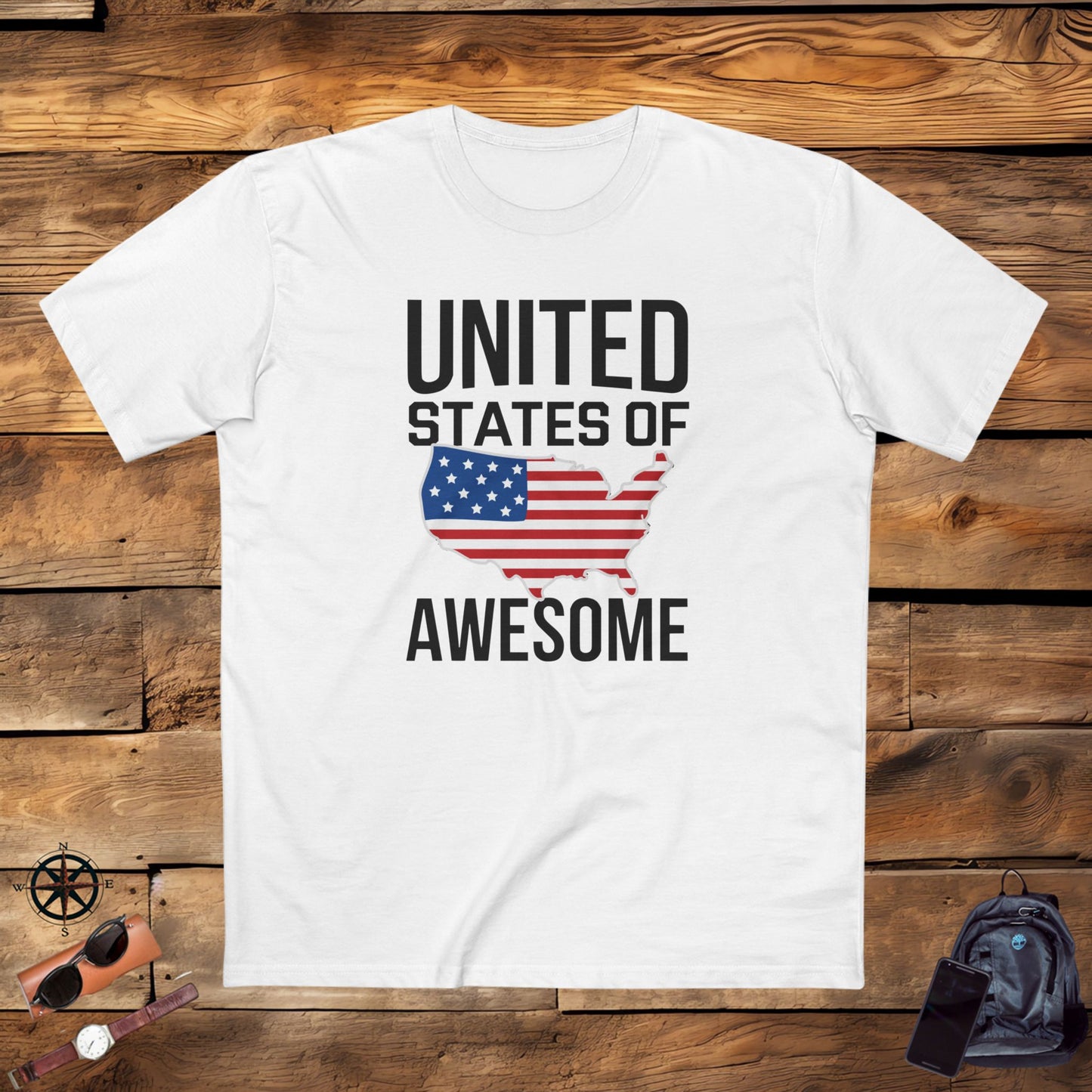 men's t-shirt, men's tee, men's funny gift, election 2024, united states of awesome