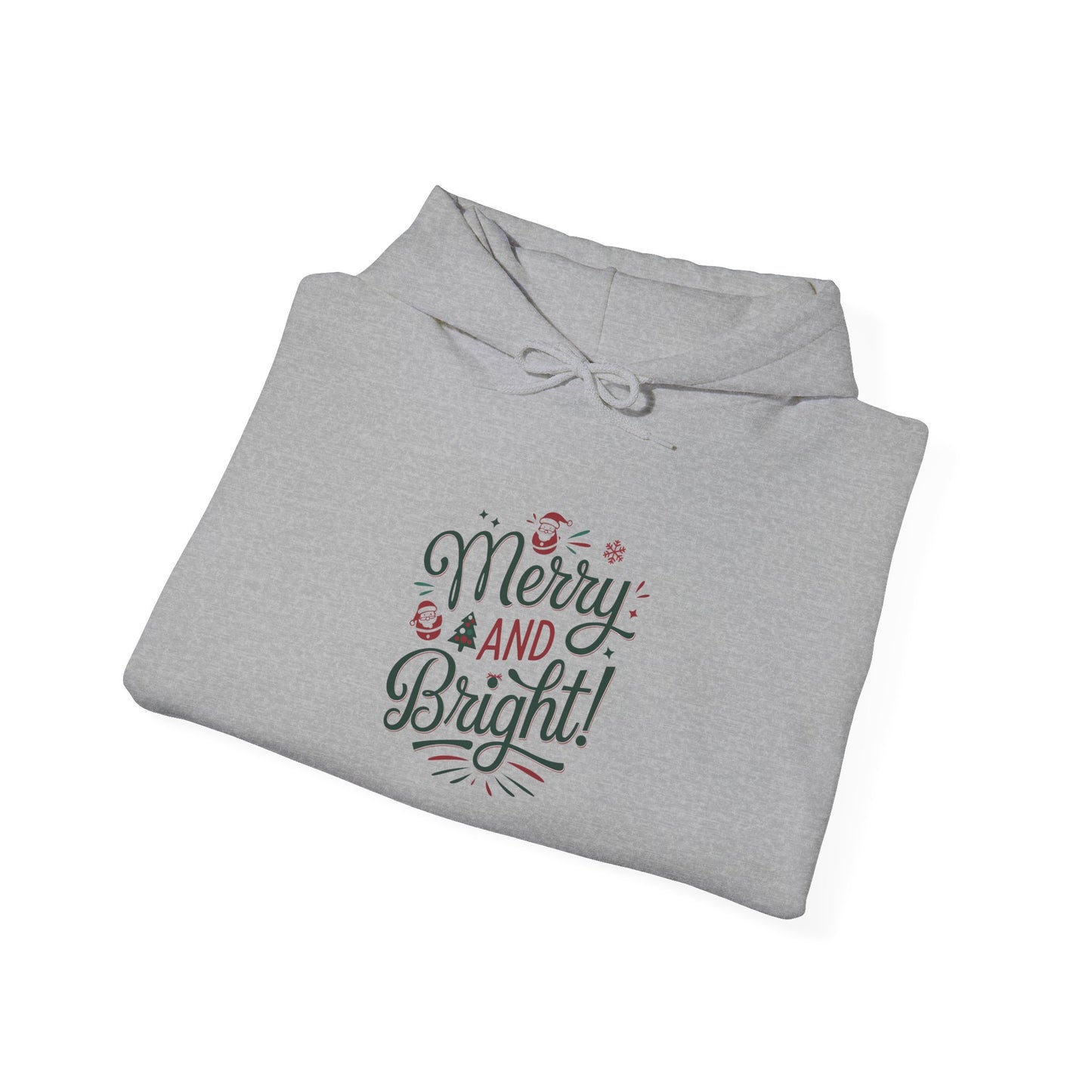 men's and women's christmas sweatshirt. merry & bright. unisex christmas sweatshirt.