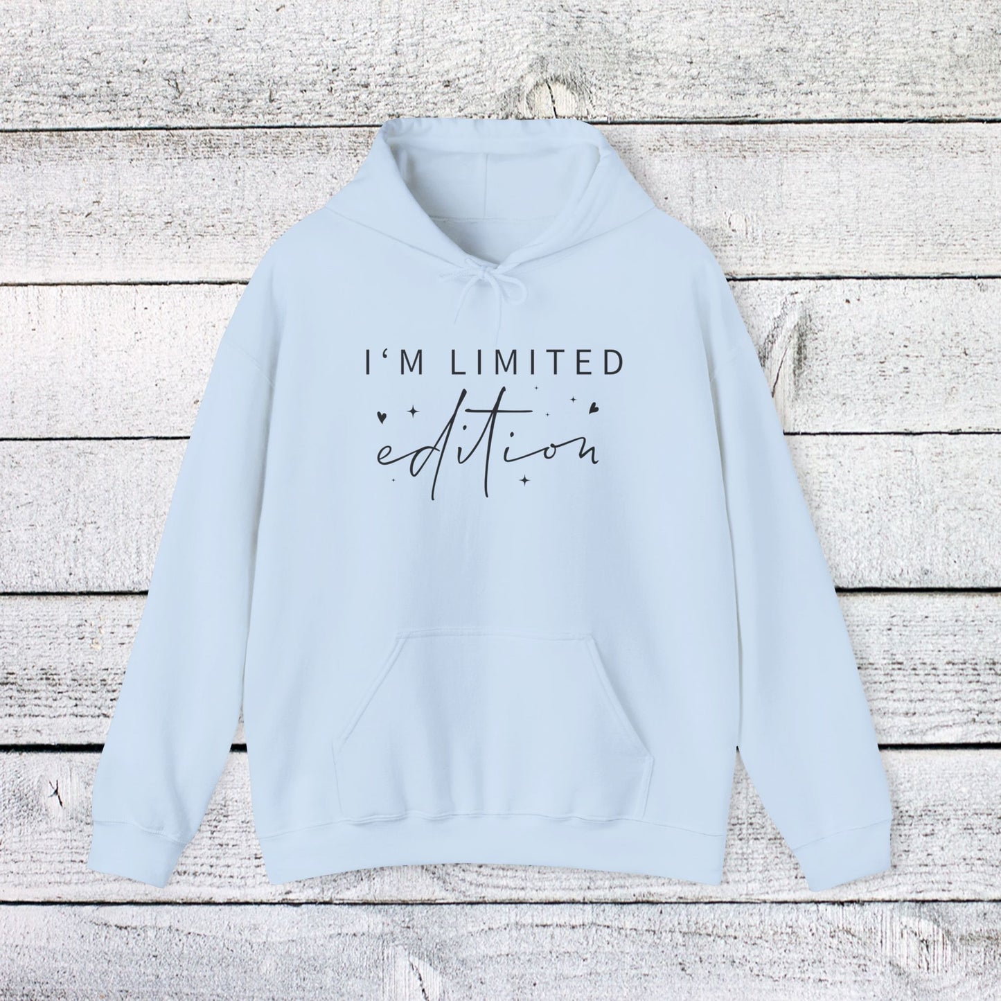 unisex heavy blend™ hooded sweatshirt - i’m limited edition - unique confidence quote
