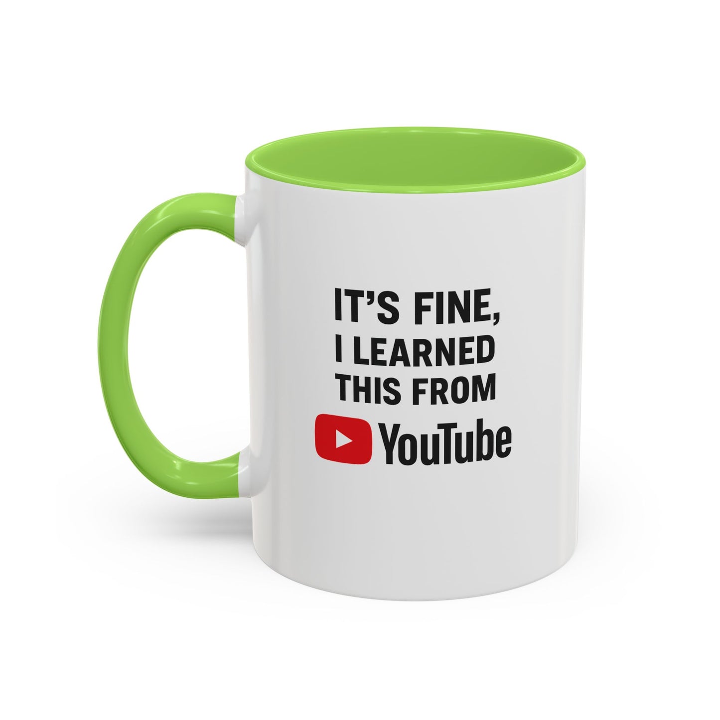 unique colorful mug - perfect for youtube lovers