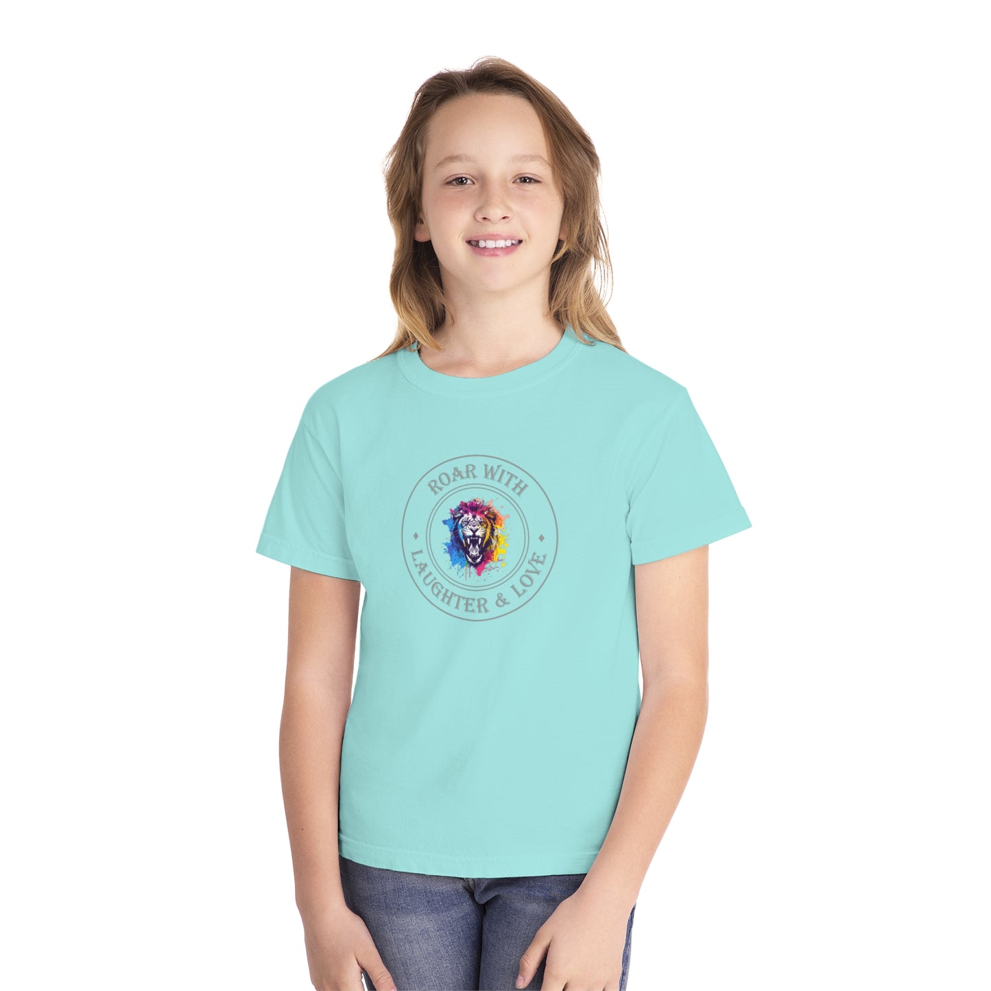 youth t-shirt - lion roar (2)