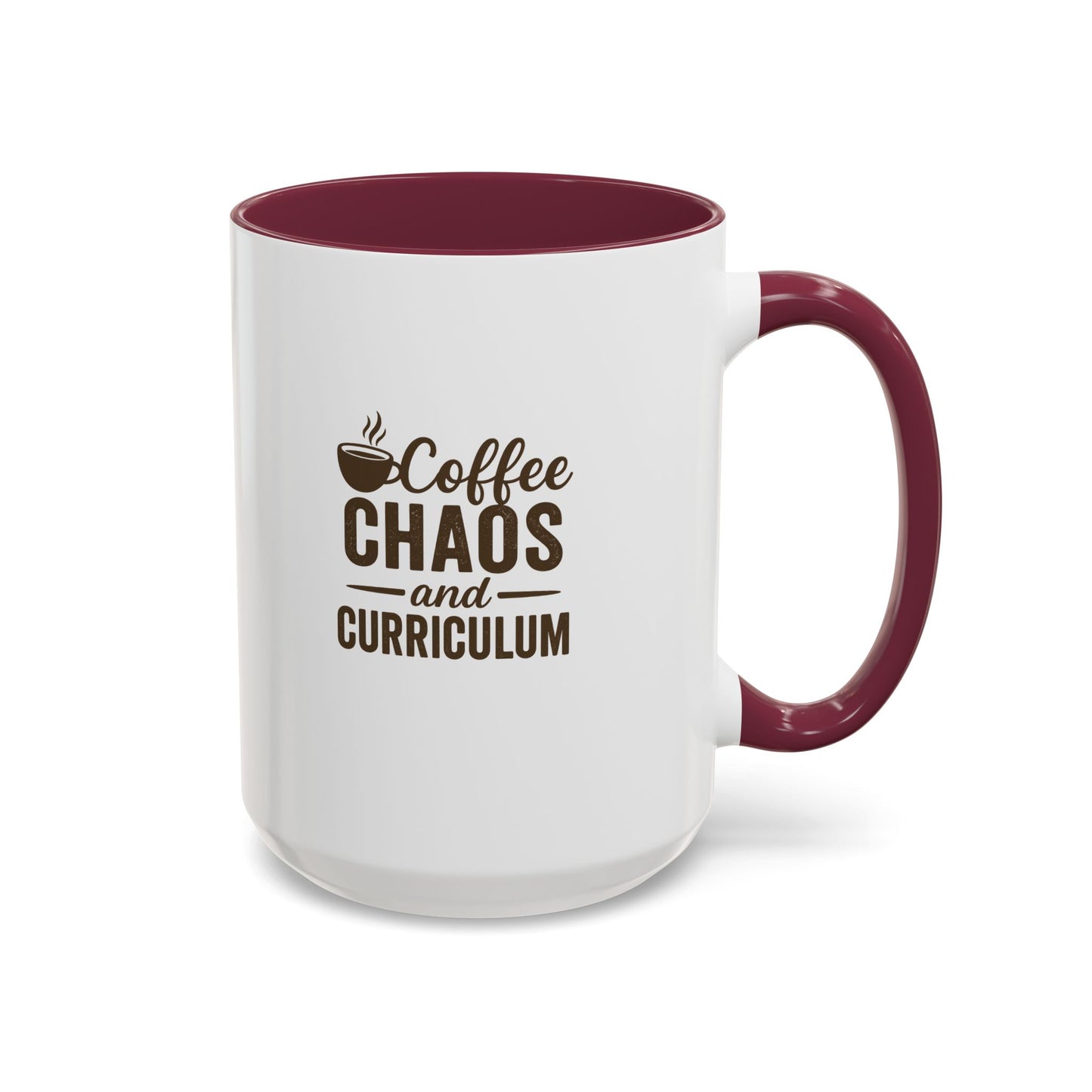 colorful coffee mug - perfect for teachers | teachers with attitude | coffee chaos and curriculum