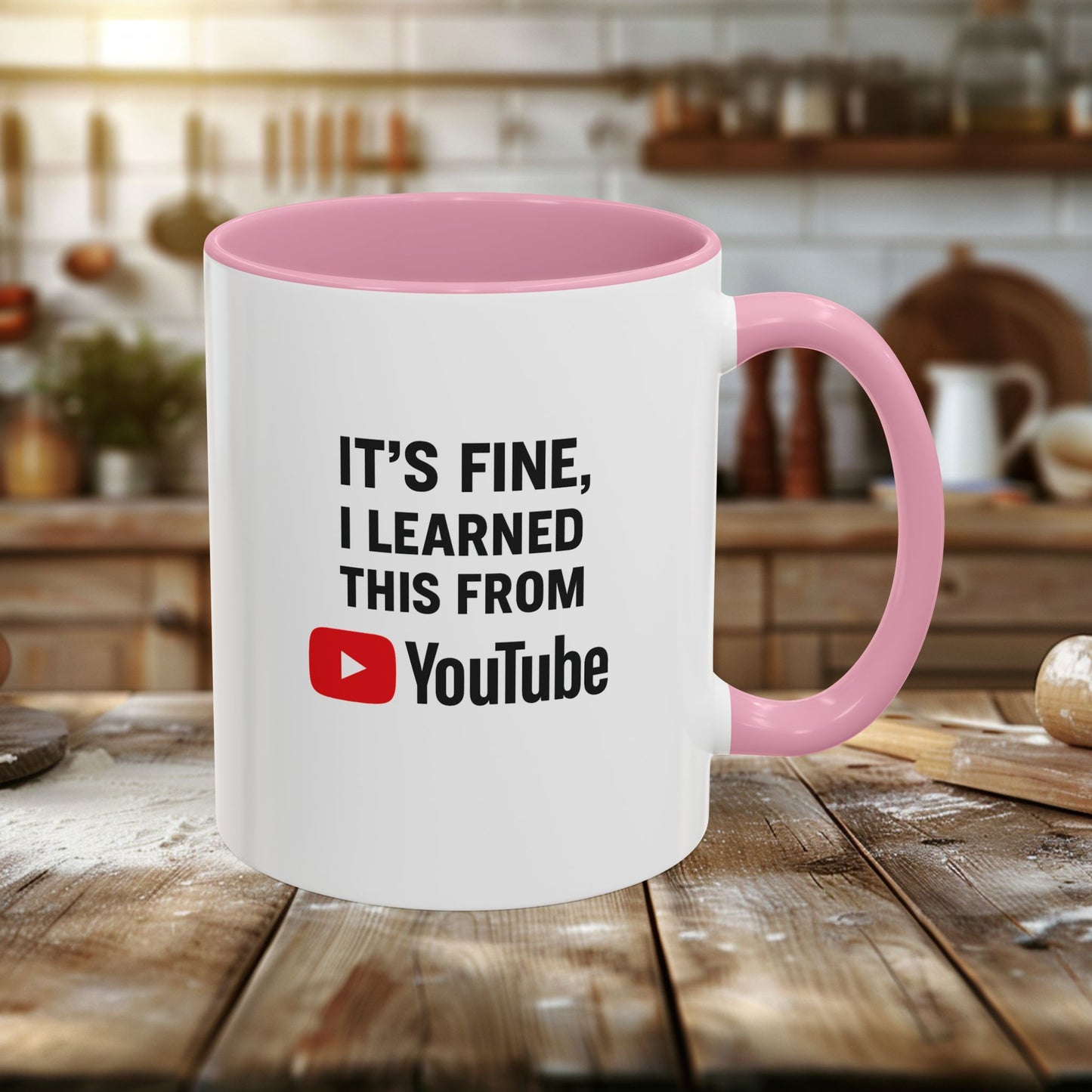 unique colorful mug - perfect for youtube lovers
