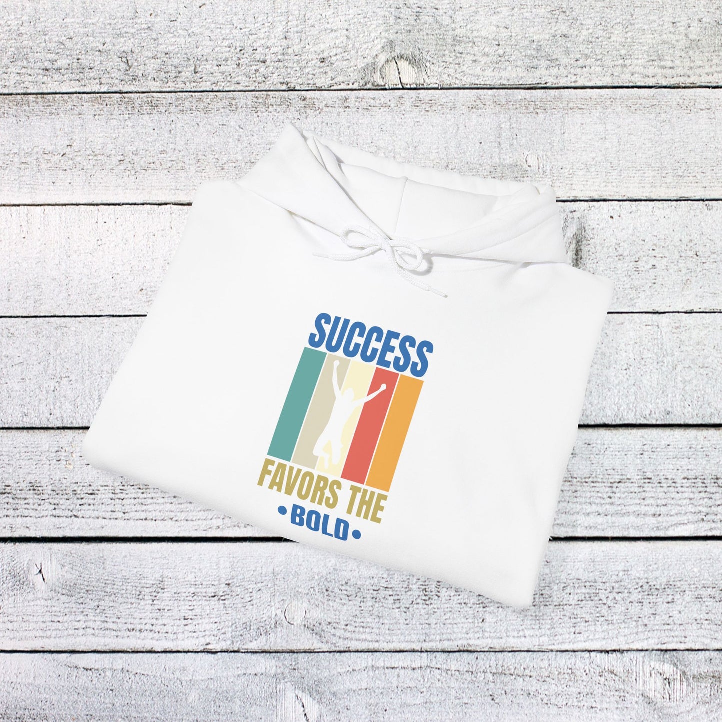 unisex heavy blend™ hooded sweatshirt - success favors the bold - risk and reward quote