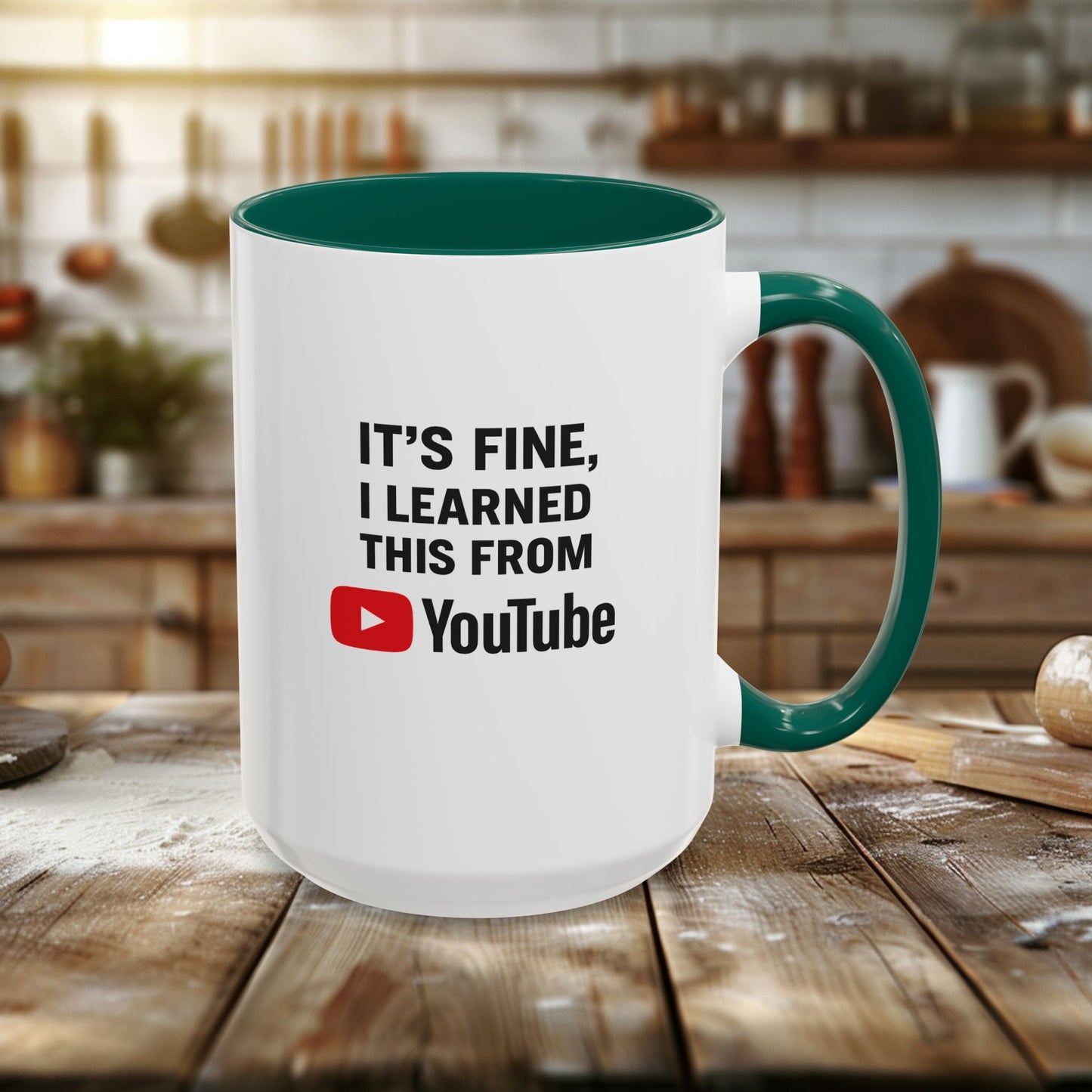 unique colorful mug - perfect for youtube lovers