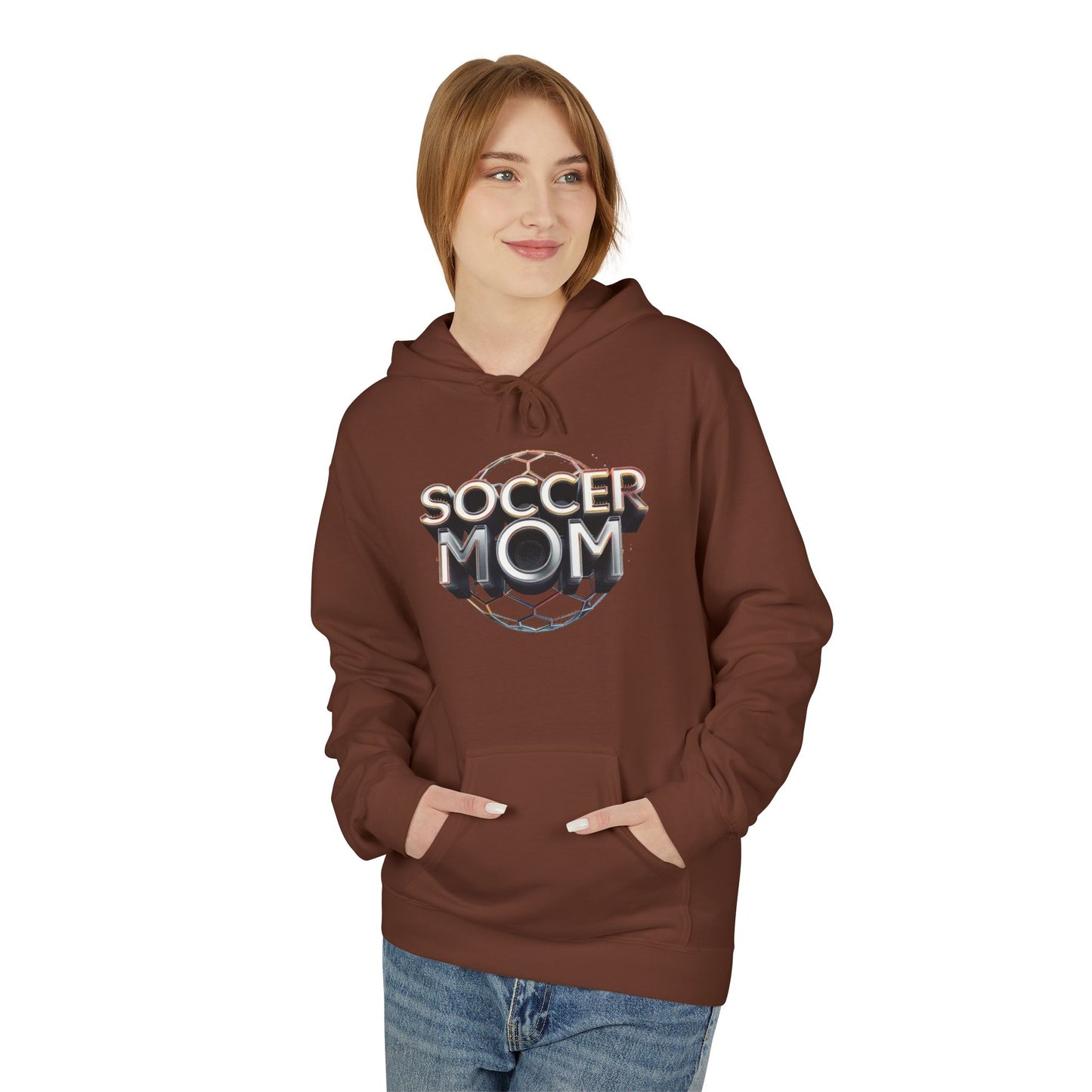 trendy unisex softstyle hoodie - perfect for soccer moms
