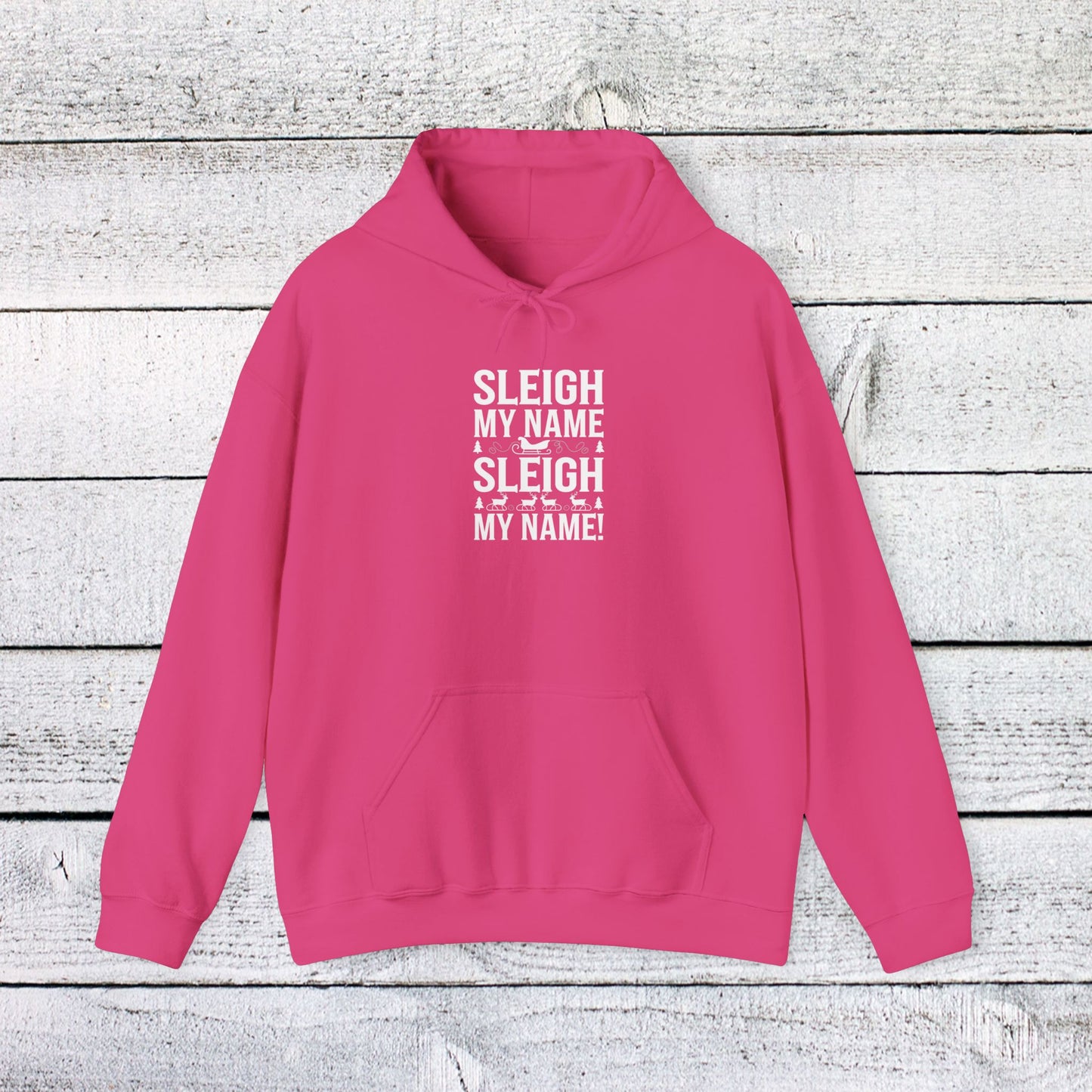 men's and women's christmas sweatshirt. sleigh my name, sleigh my name! unisex christmas sweatshirt.