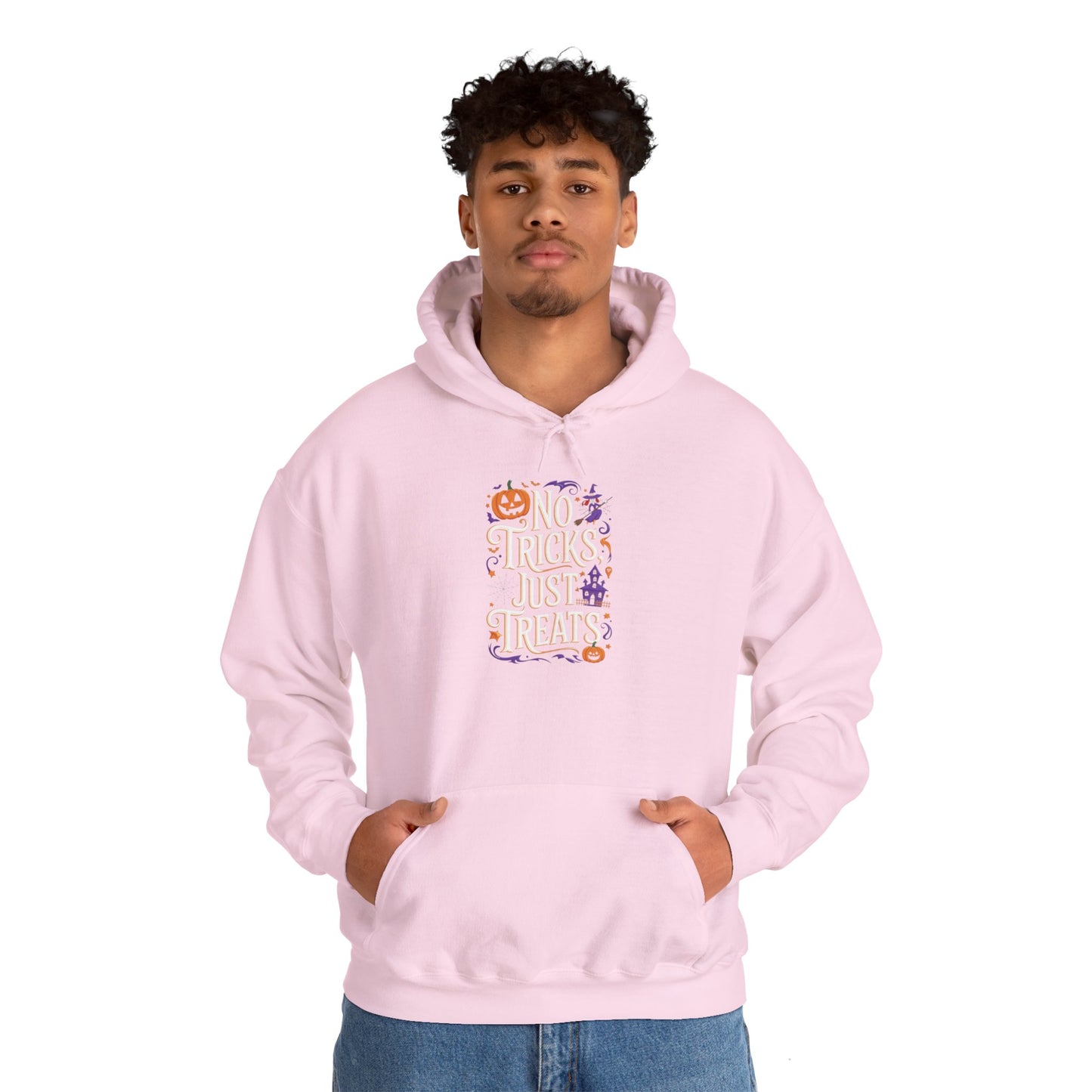 unisex hoodie - halloween hoodie -no tricks just treats!
