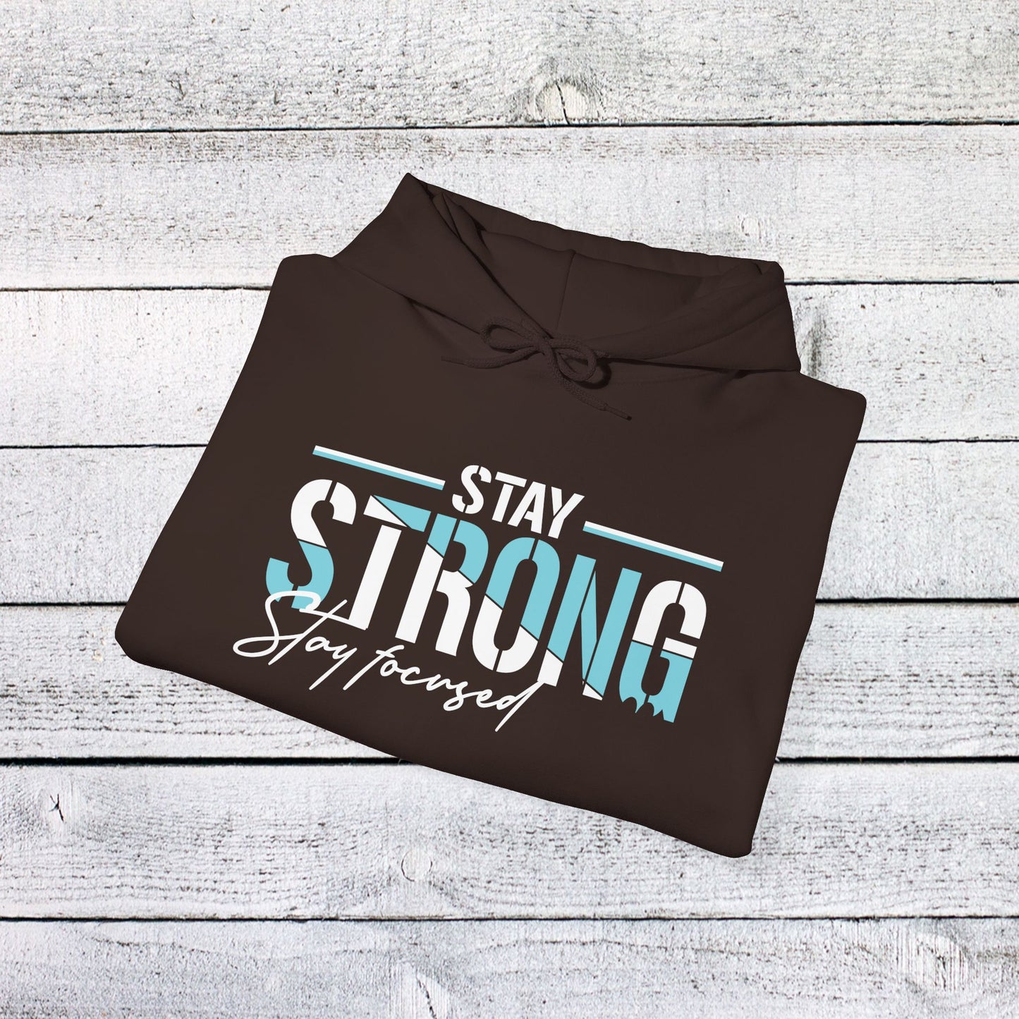 unisex heavy blend™ hooded sweatshirt - stay strong - simple motivation design