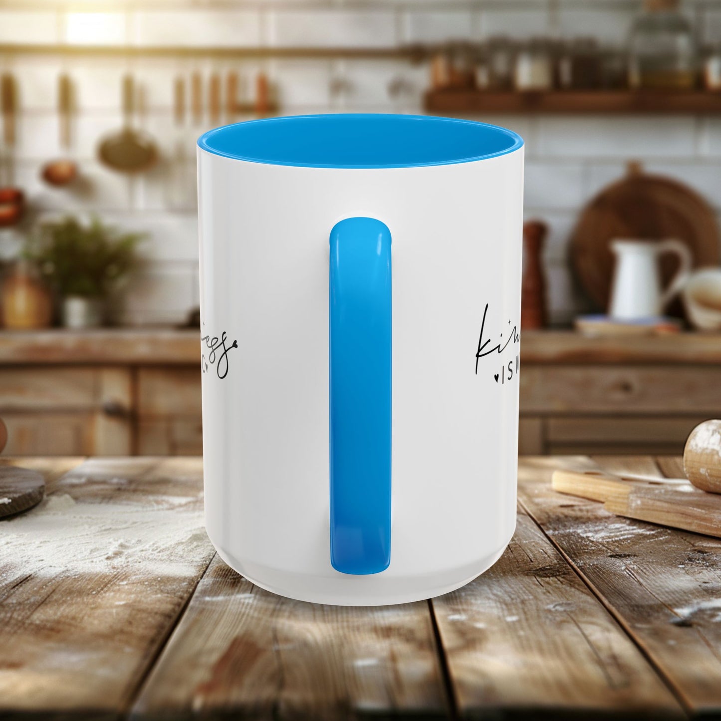 copy of colorful mugs (11oz, 15oz) - kindness is magic - whimsical positive quote