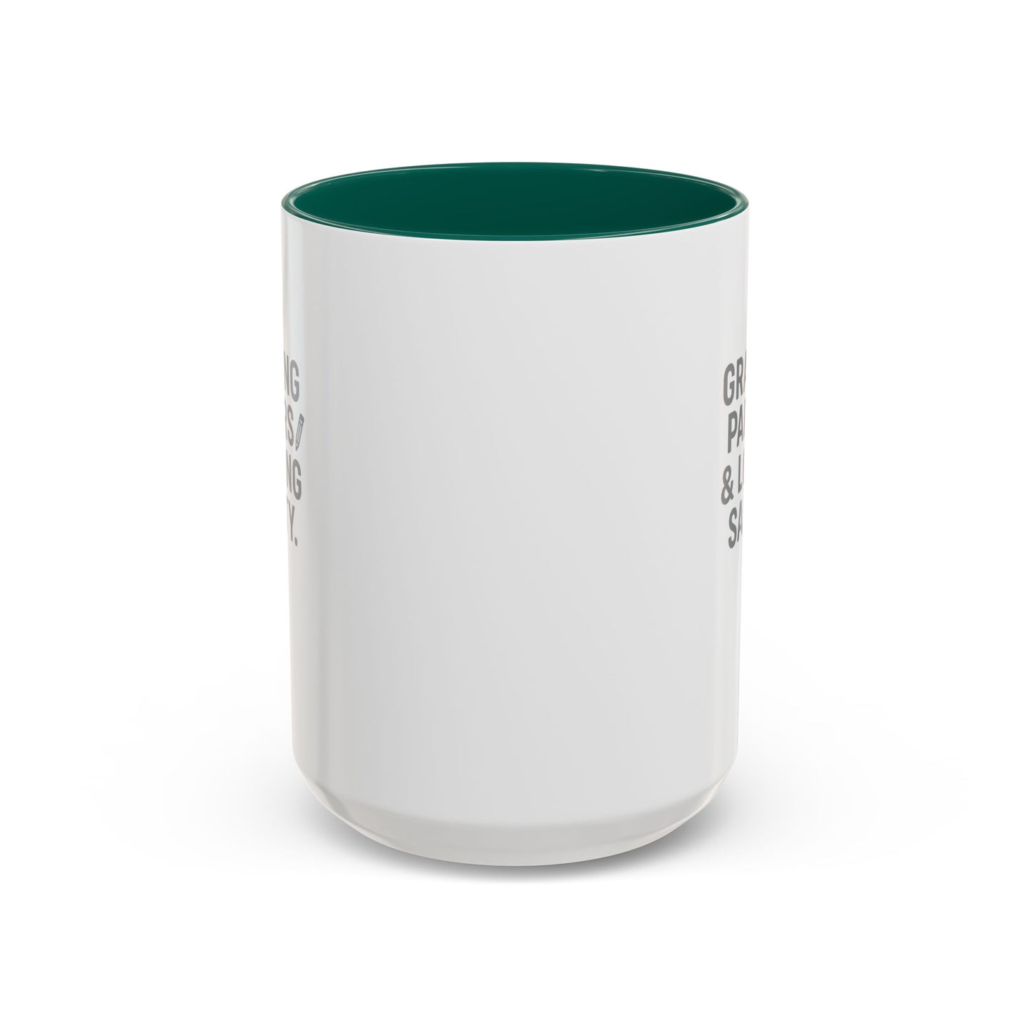 colorful grading papers & losing sanity mug – perfect gift for teachers. teachers with attitude.