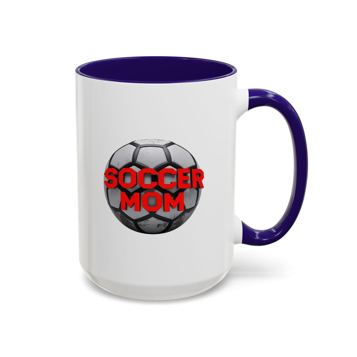 colorful soccer mom mug - perfect gift for sports enthusiasts