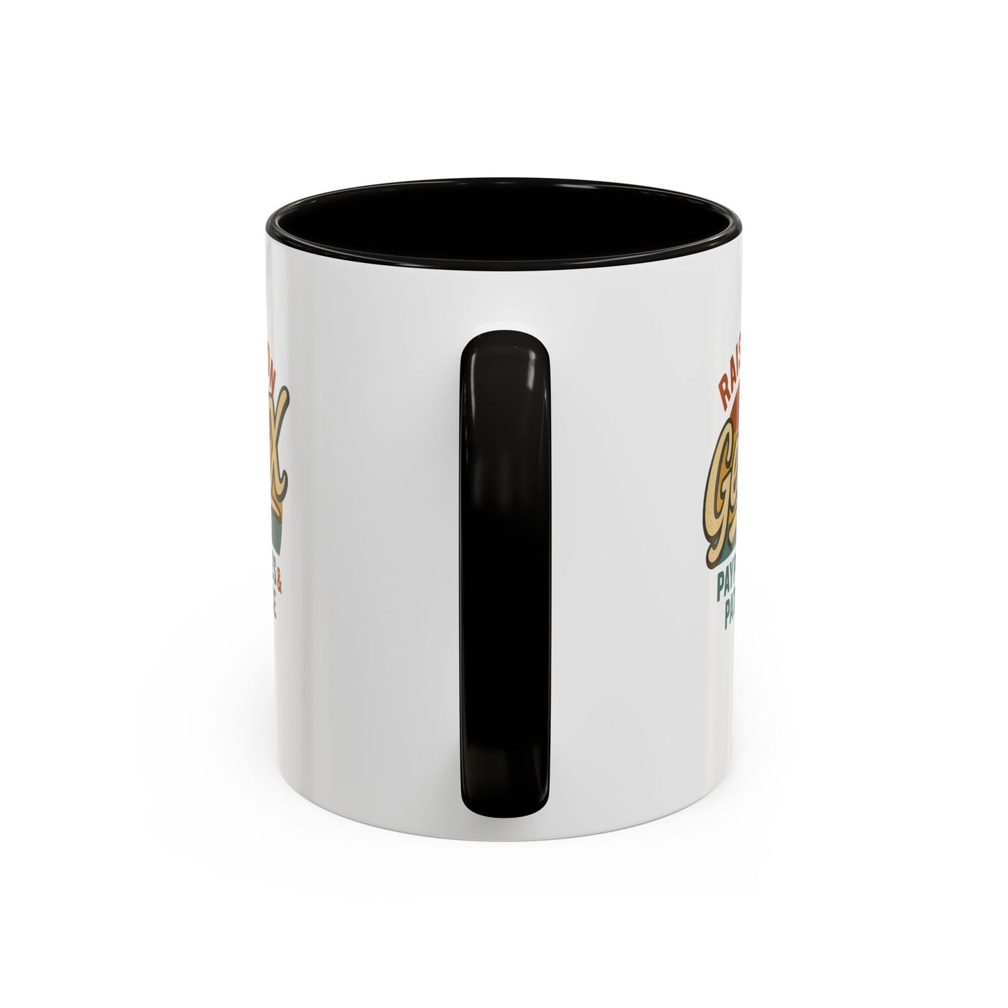 colorful 'raised on gen x' mug - perfect gift for nostalgic coffee lovers