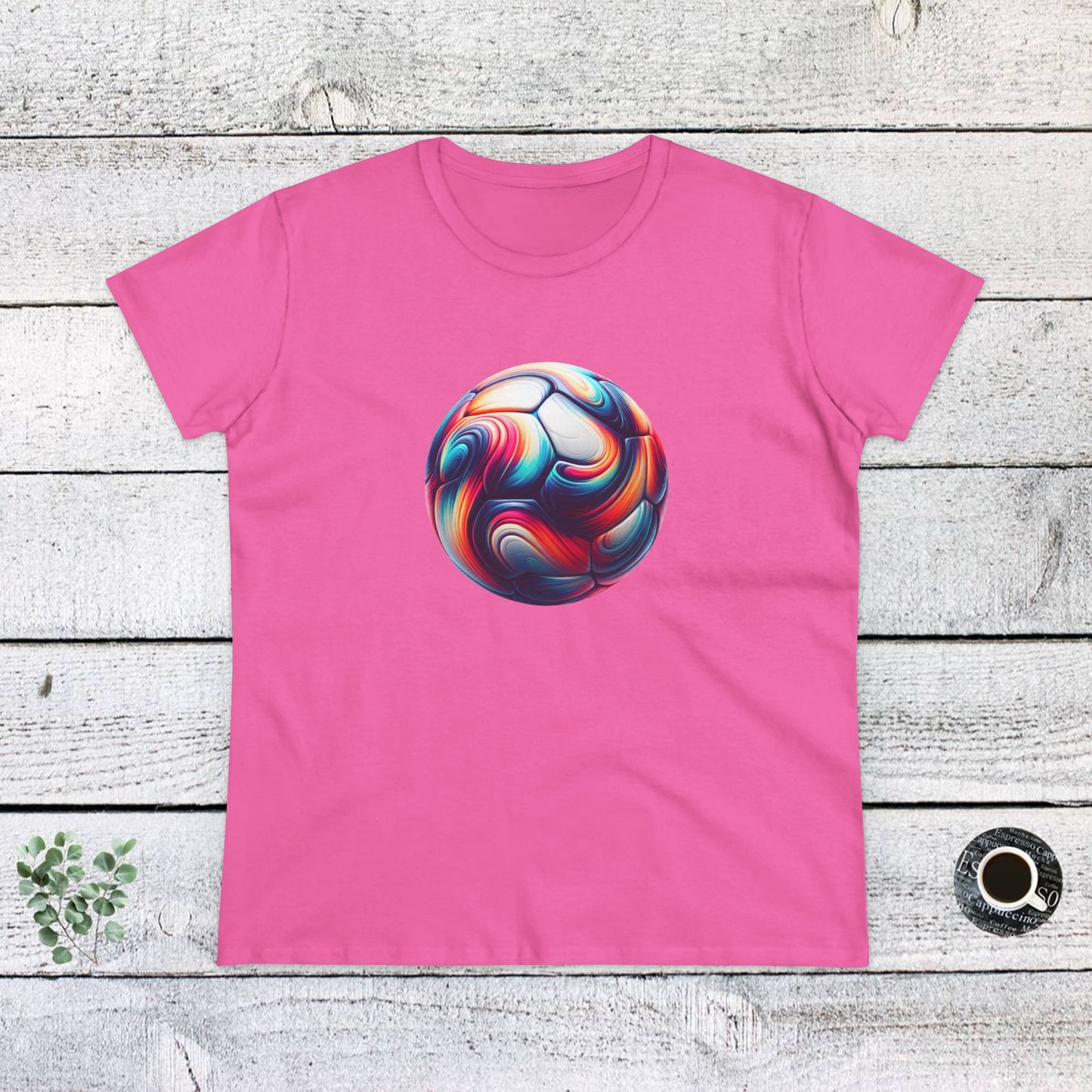 stylish women's cotton tee for sports enthusiasts