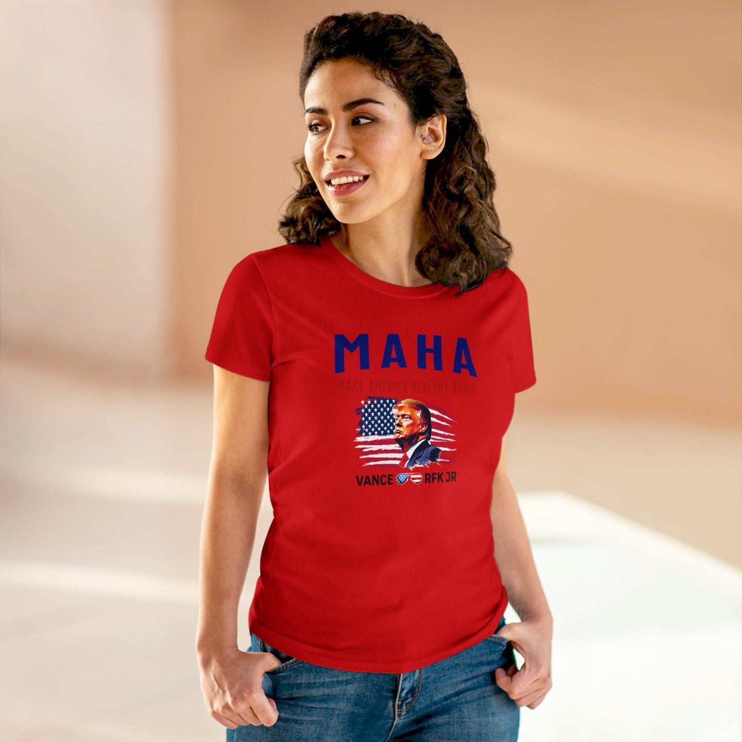 women's t-shirt - make america healthy again (maha)