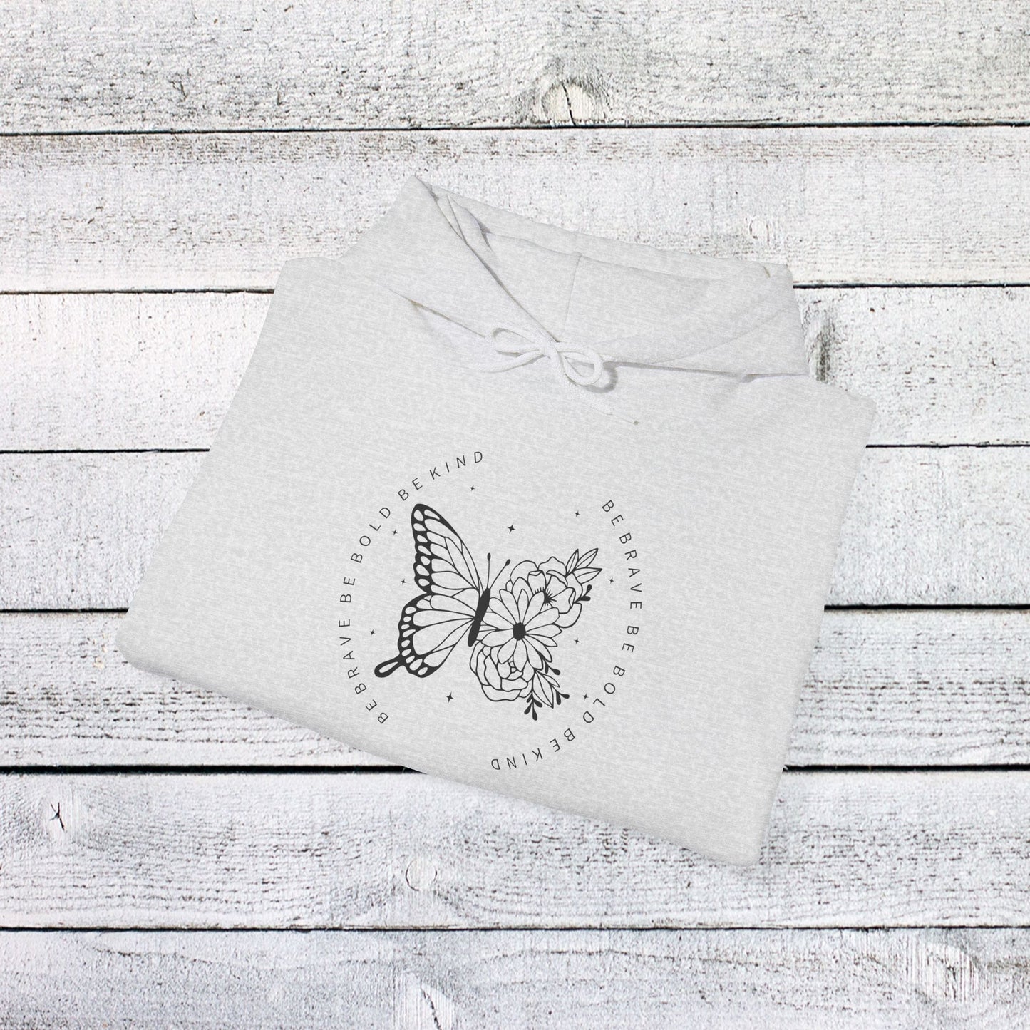 unisex heavy blend™ hooded sweatshirt - be brave, be bold, be kind - courageous kindness quote
