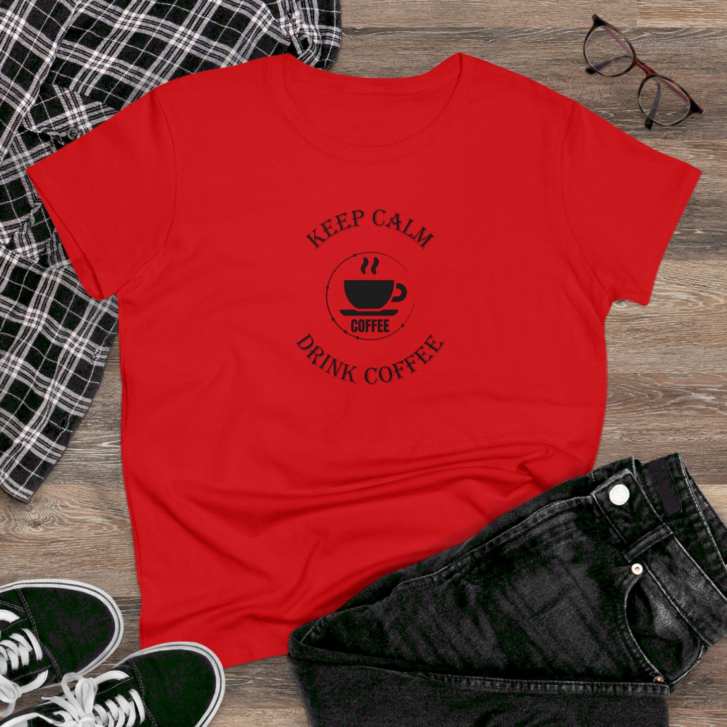womens t-shirt - keep calm