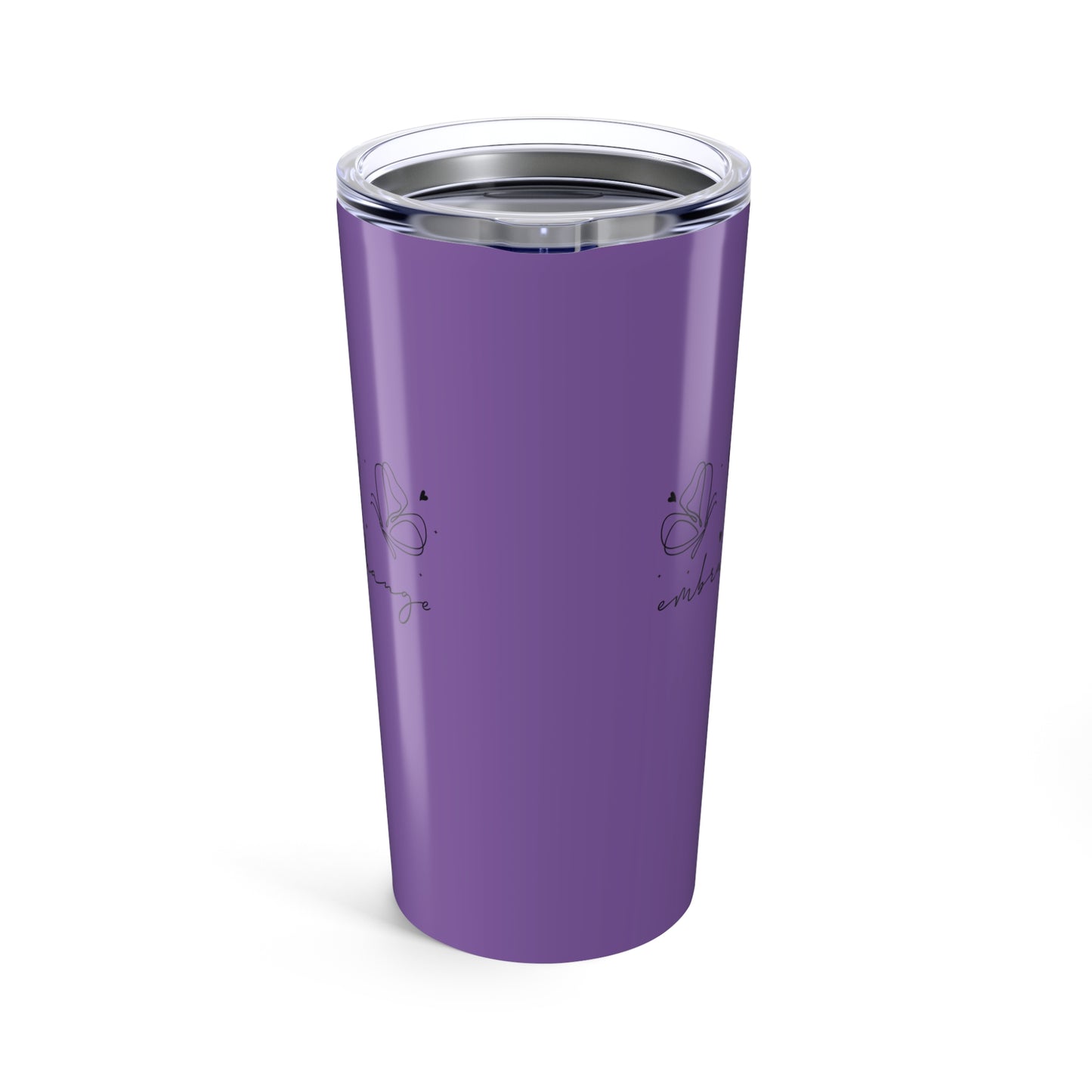 tumbler 20oz - embrace change - growth mindset quote