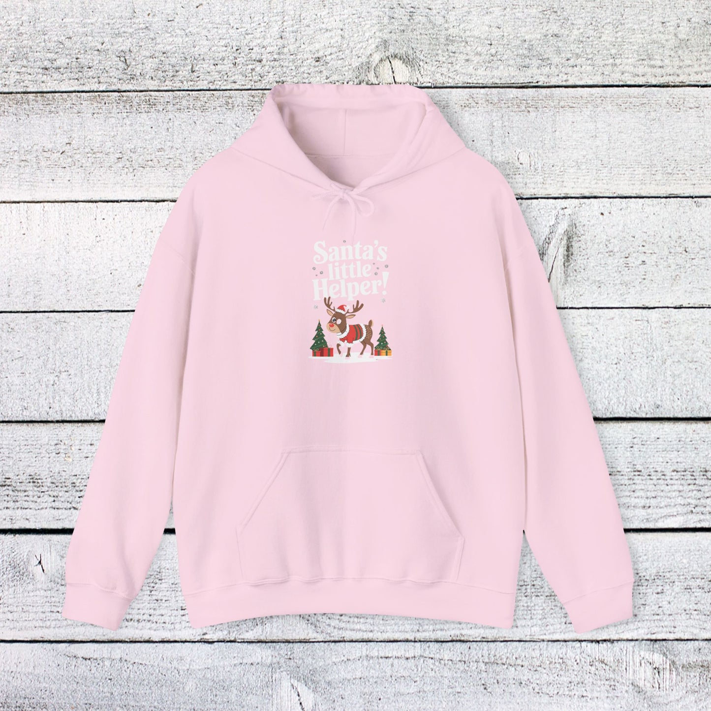 men's and women's christmas sweatshirt. santa's little helper! unisex christmas sweatshirt.