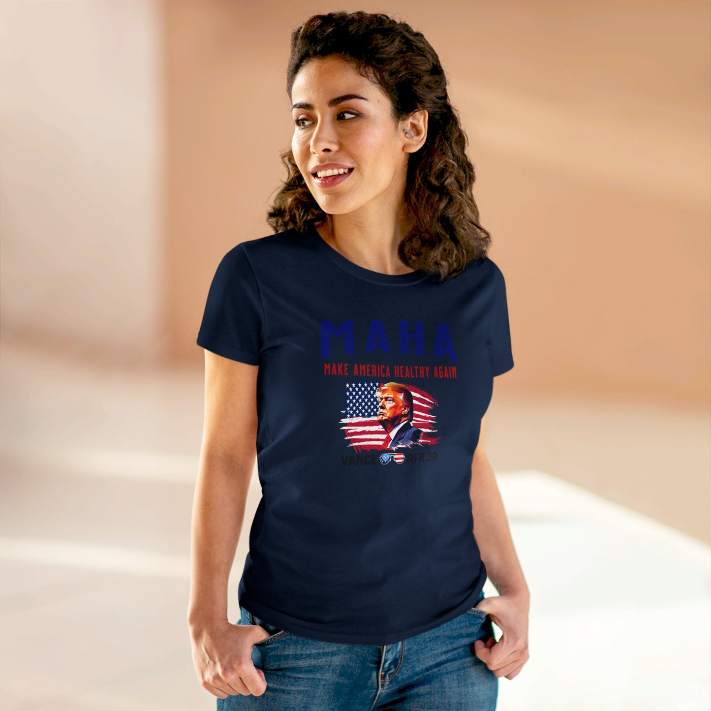 women's t-shirt - make america healthy again (maha)