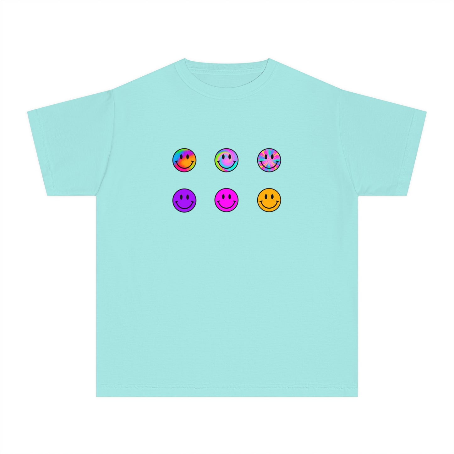youth t-shirt - smiley faces