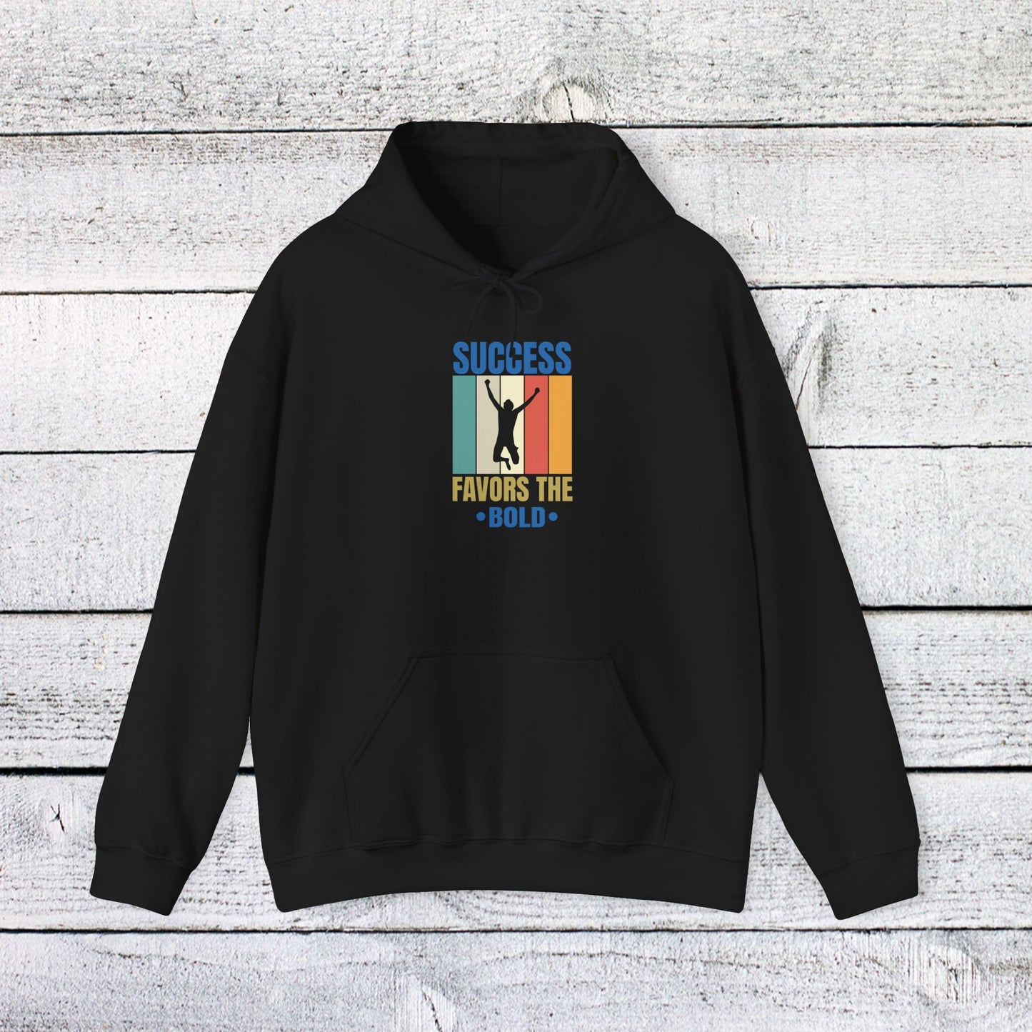 unisex heavy blend™ hooded sweatshirt - success favors the bold - risk and reward quote