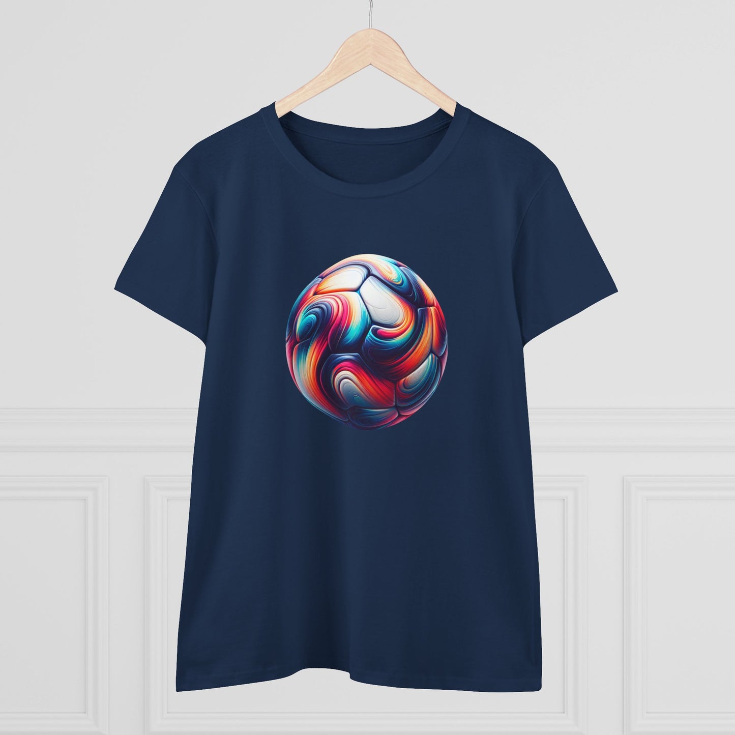 stylish women's cotton tee for sports enthusiasts
